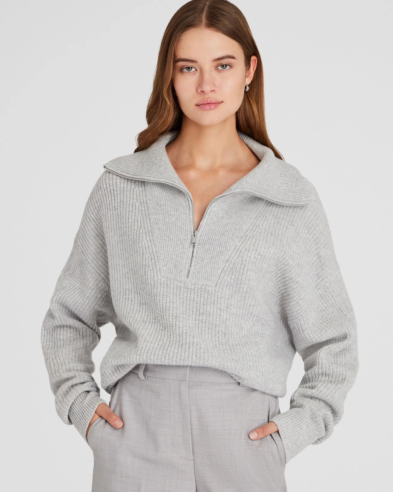 Cashmere Quarter-Zip Sweater sold by Club Monaco