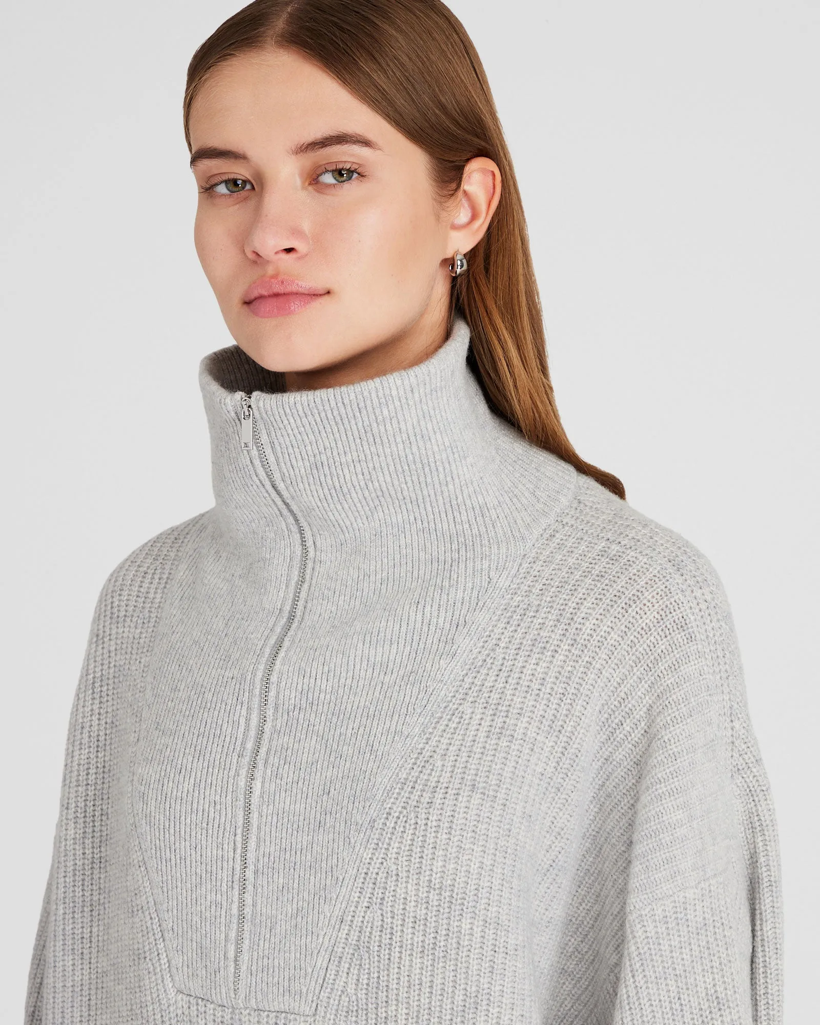 Cashmere Quarter-Zip Sweater sold by Club Monaco product image thumbnail 2