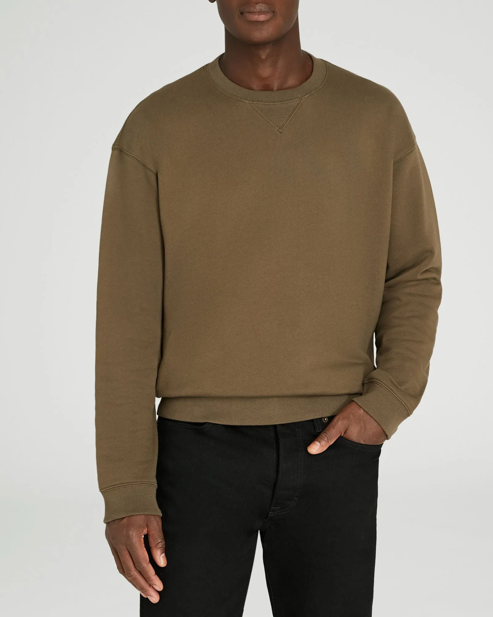 Relaxed Classic Terry Crewneck sold by Club Monaco