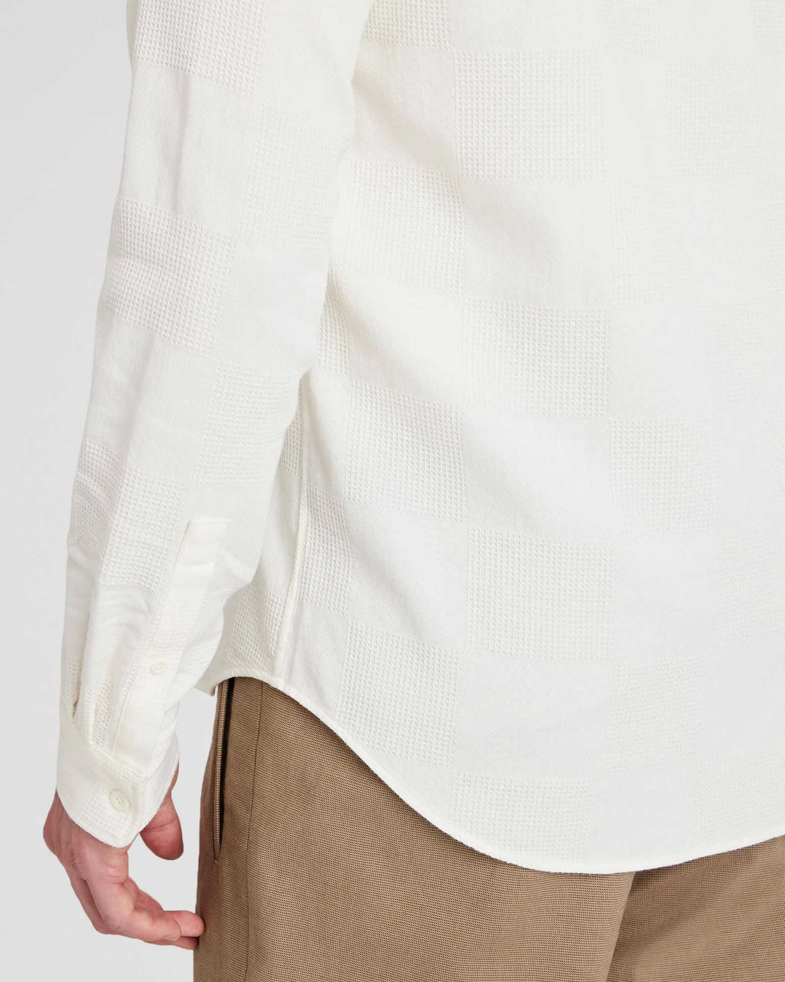Waffle Textured Shirt sold by Club Monaco product image thumbnail 4