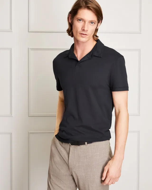 Slim Brushed Cotton Polo made by Club Monaco