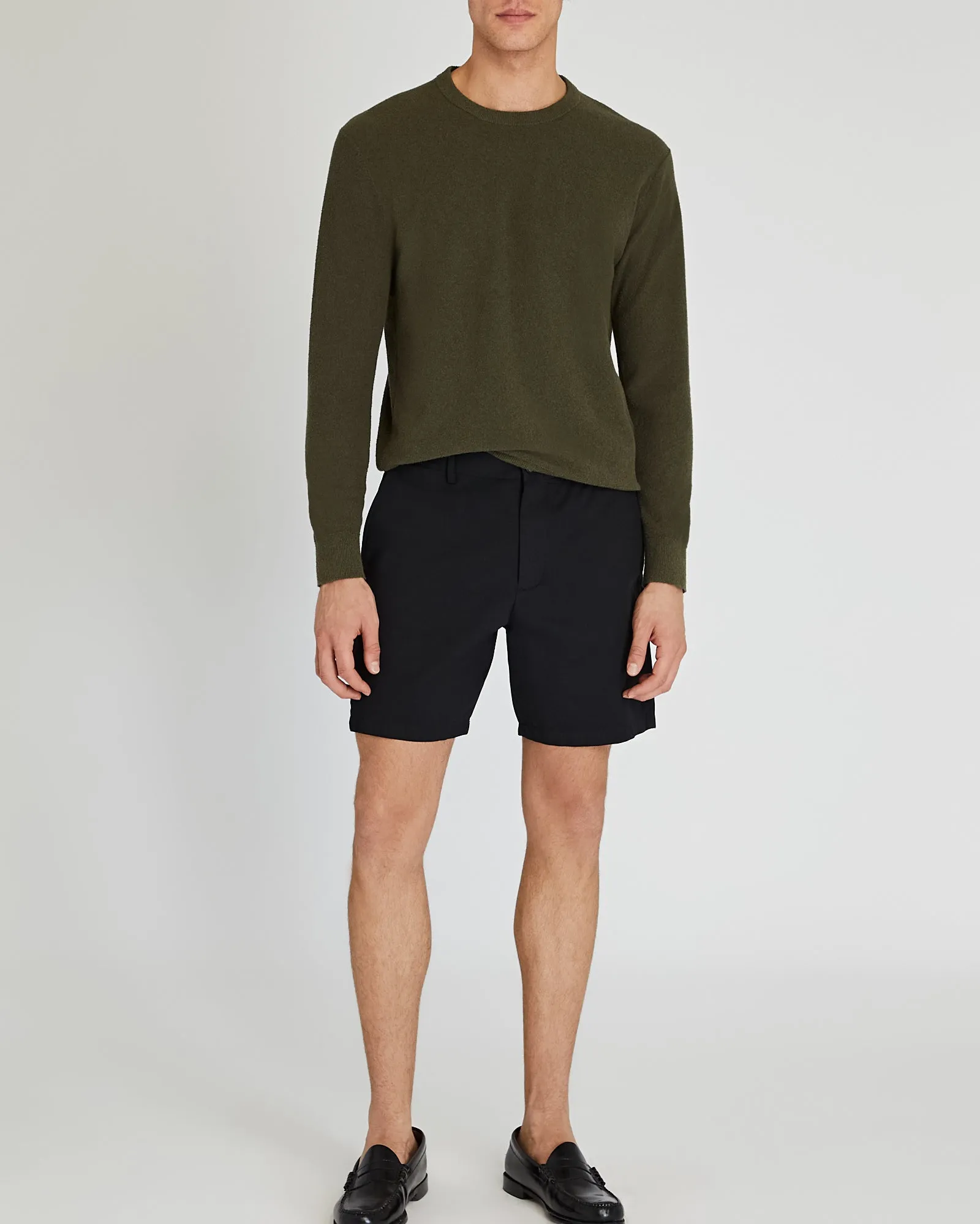Long-Sleeve Micro Bouclé Sweater sold by Club Monaco product image thumbnail 4