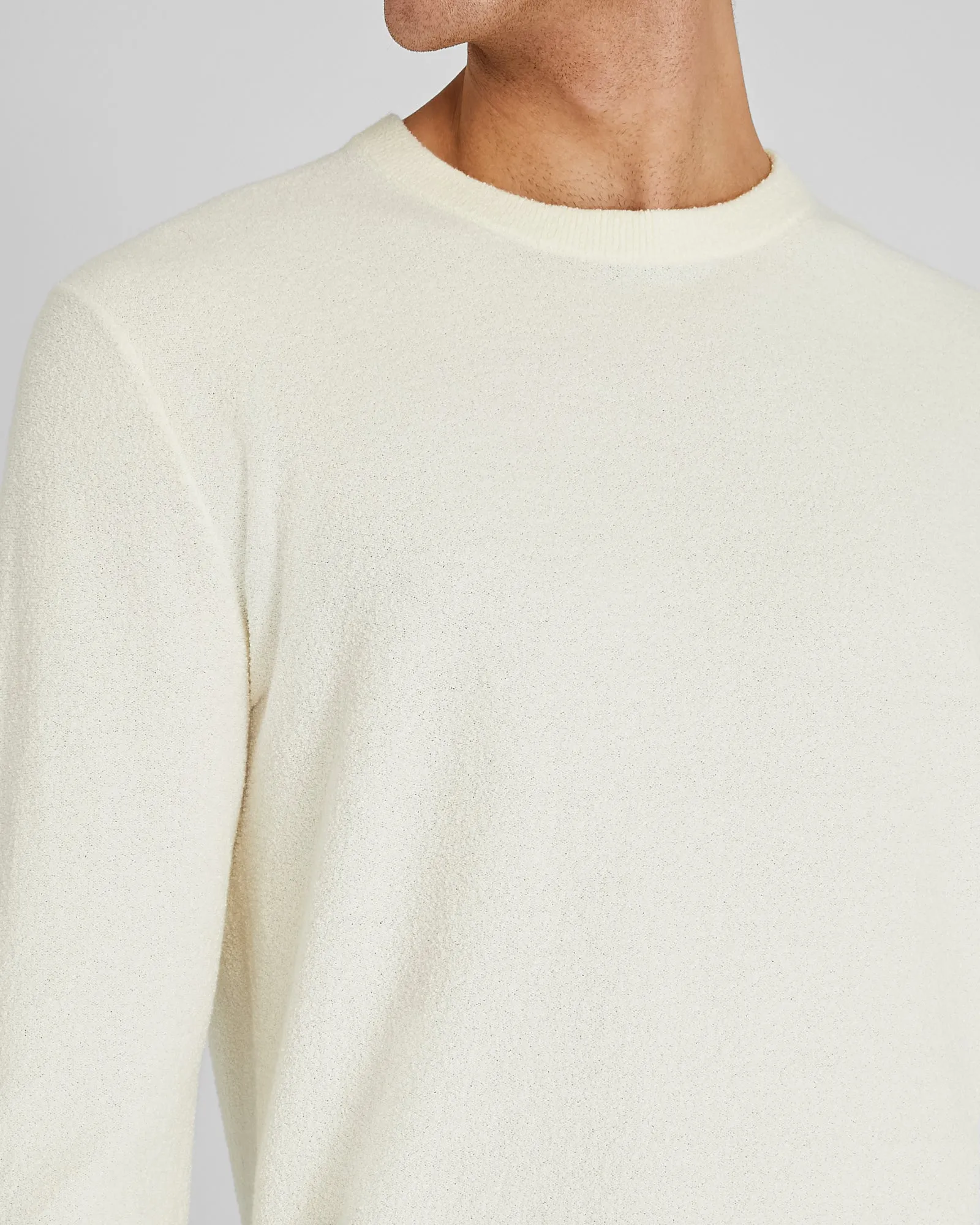 Long-Sleeve Micro Bouclé Sweater sold by Club Monaco product image thumbnail 2