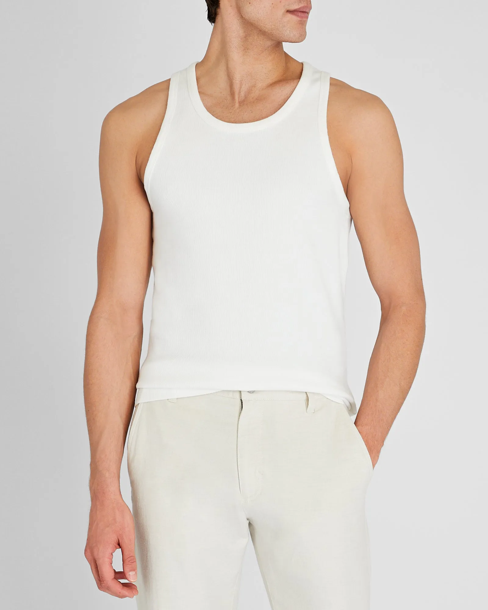 Ribbed Tank Top sold by Club Monaco
