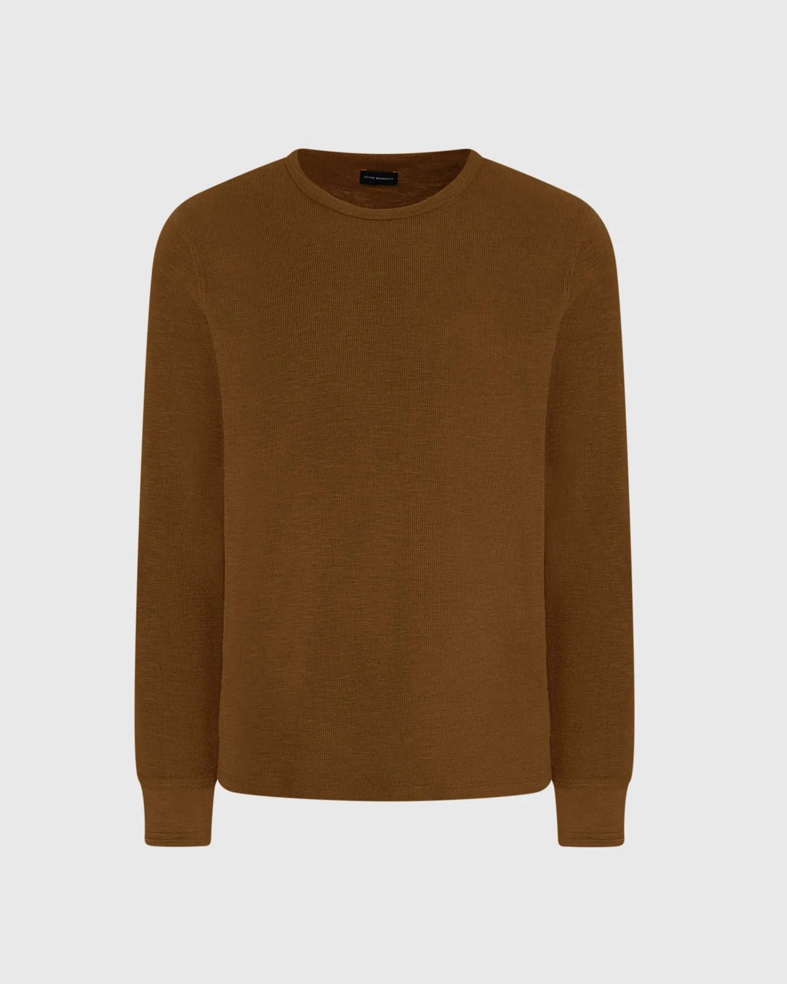 Long-Sleeve Ribbed Slub Tee sold by Club Monaco product image thumbnail 5