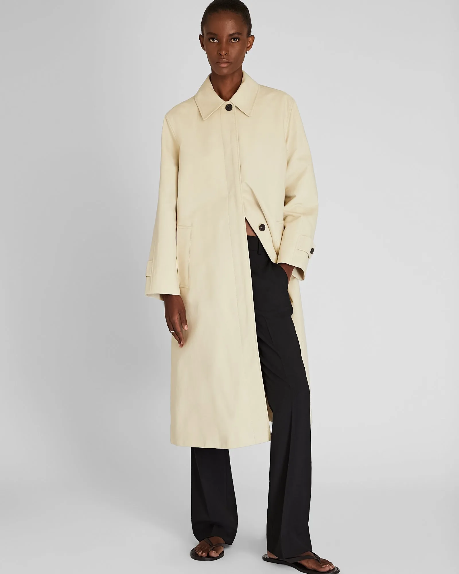 Gabardine Mac Coat sold by Club Monaco product image thumbnail 4