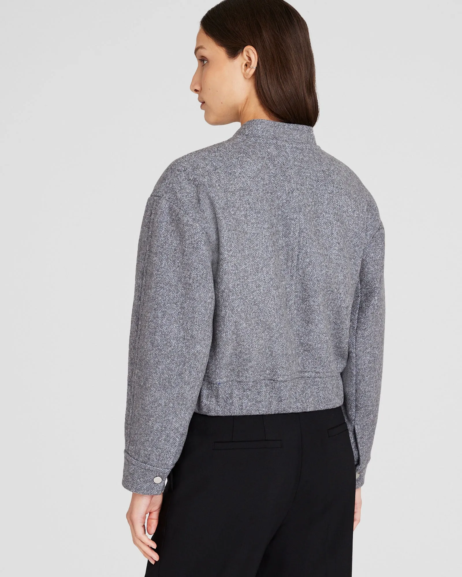Wool Bomber Jacket sold by Club Monaco product image thumbnail 3