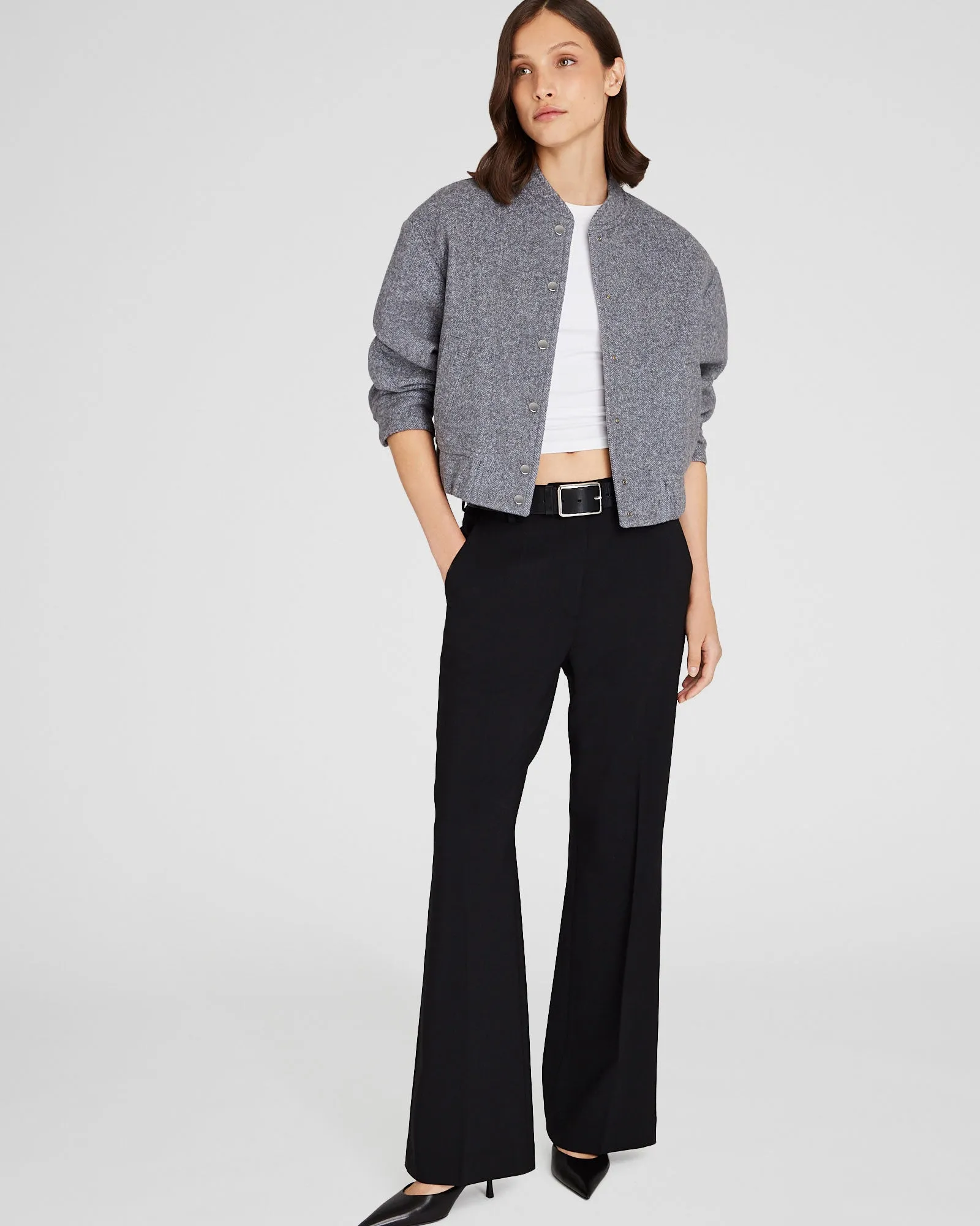 Wool Bomber Jacket sold by Club Monaco product image thumbnail 2