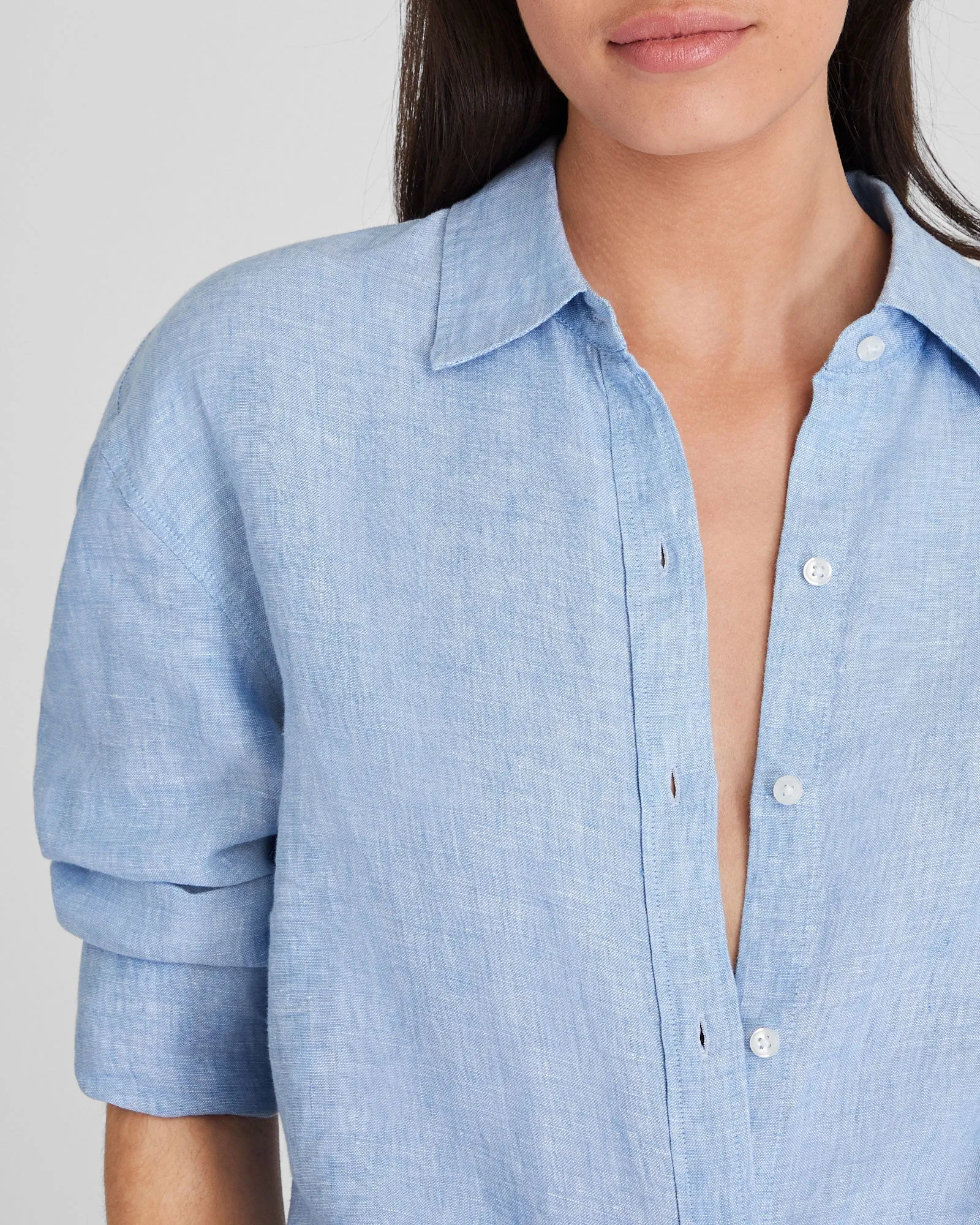 Signature Solid Linen Shirt sold by Club Monaco product image thumbnail 3