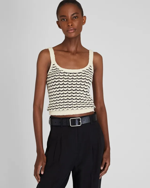 Bouclé Stitch Tank sold by Club Monaco