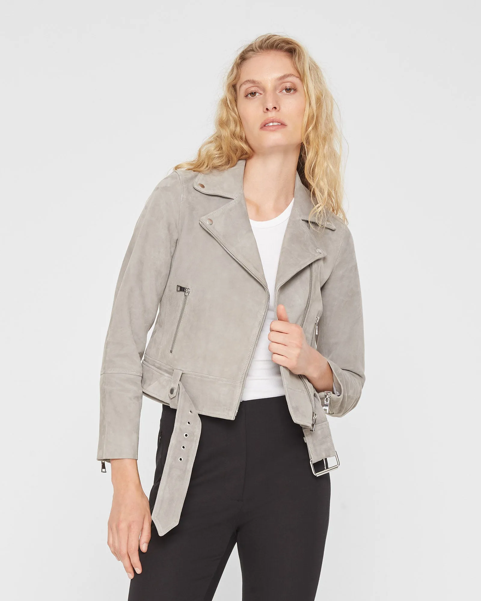 Suede Moto Jacket sold by Club Monaco