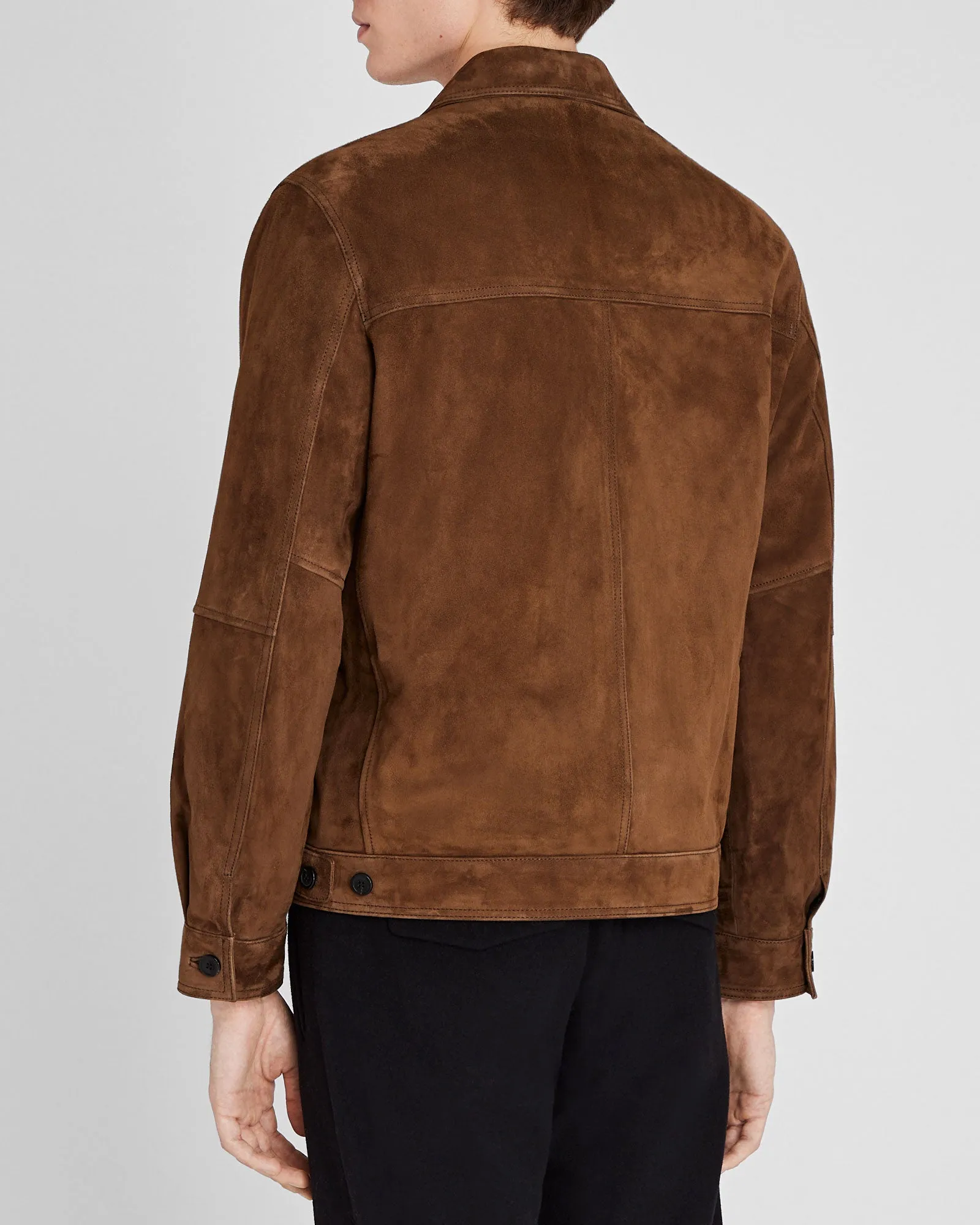 Capsule Suede Jacket sold by Club Monaco product image thumbnail 3