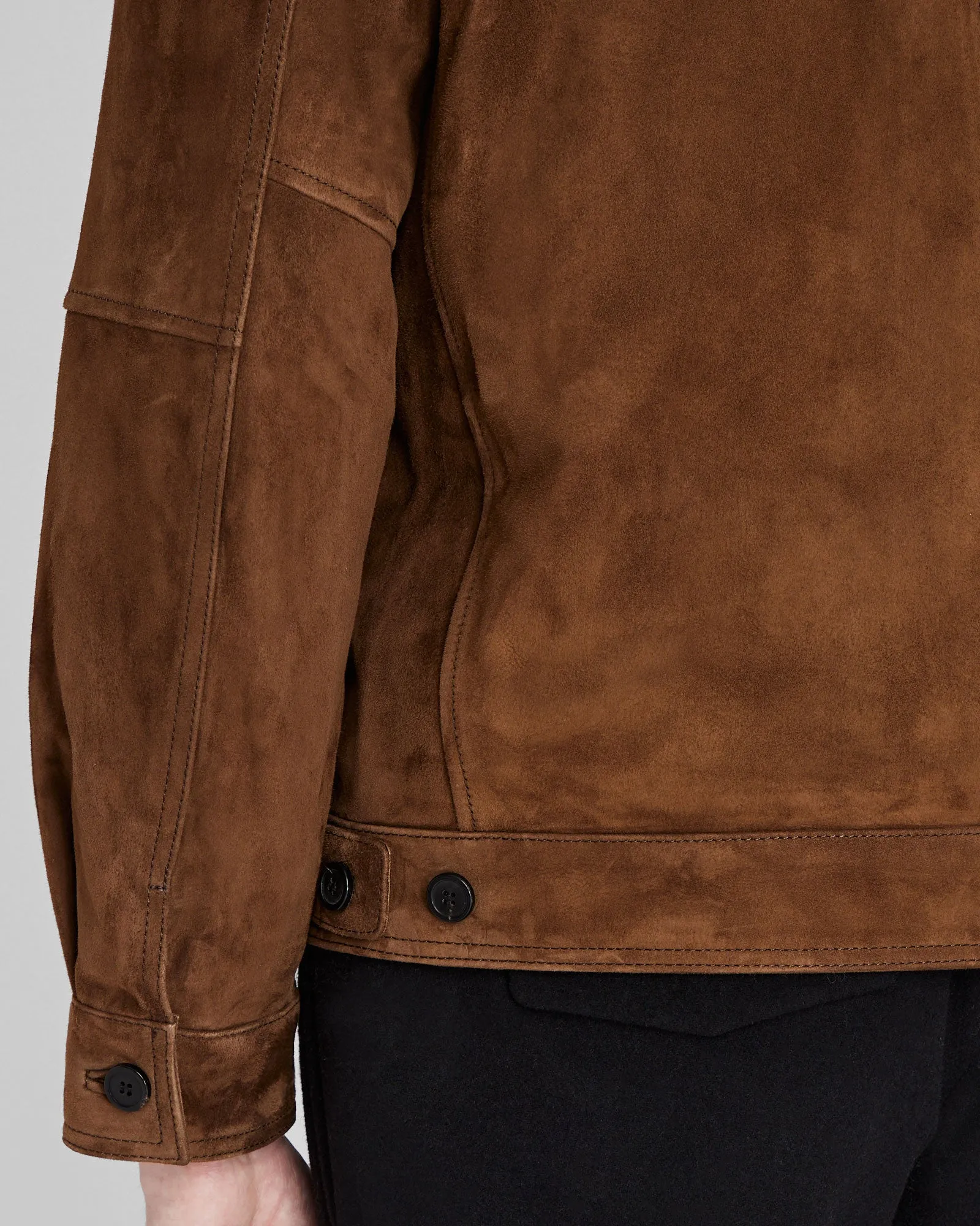 Capsule Suede Jacket sold by Club Monaco product image thumbnail 2