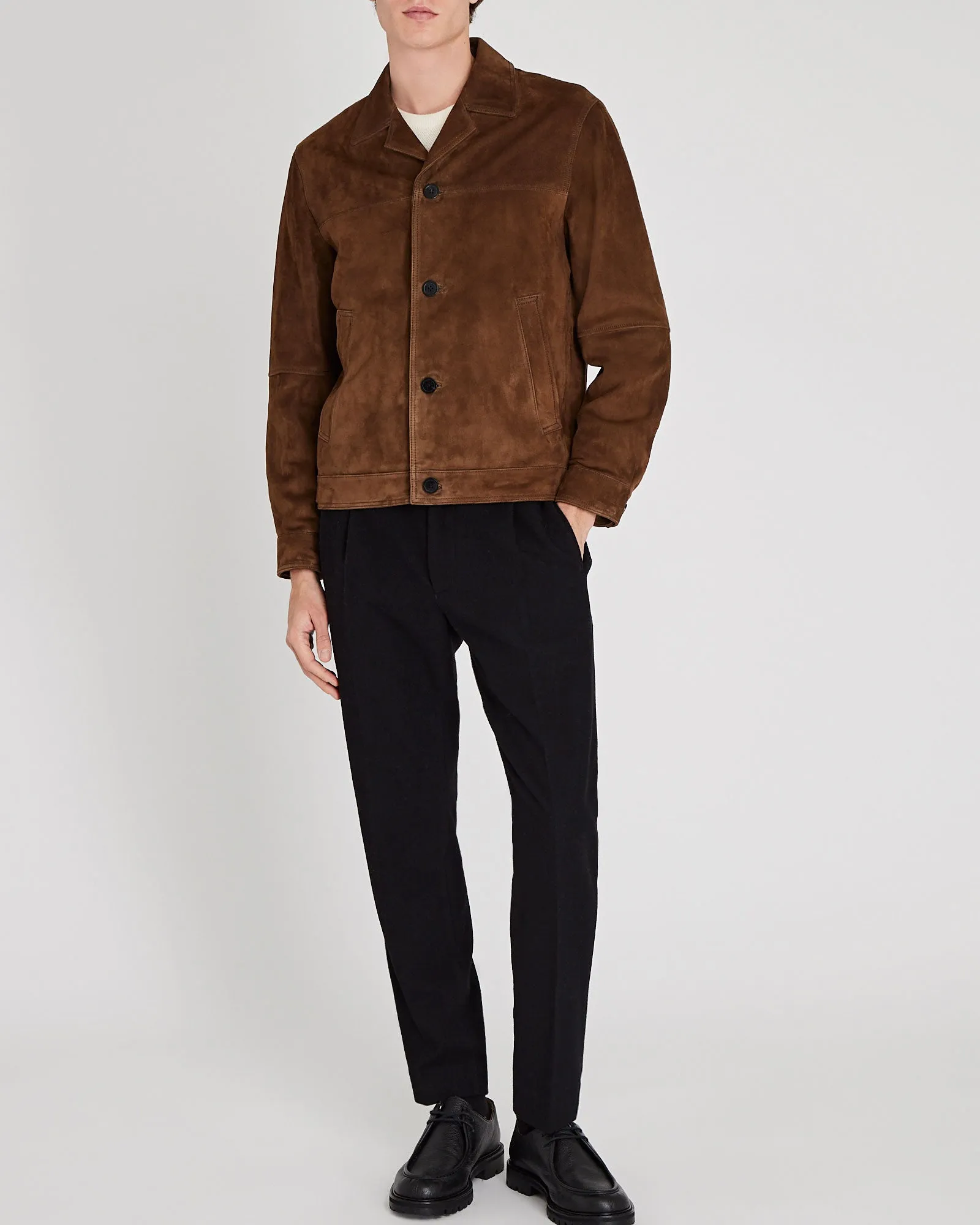 Capsule Suede Jacket sold by Club Monaco product image thumbnail 5