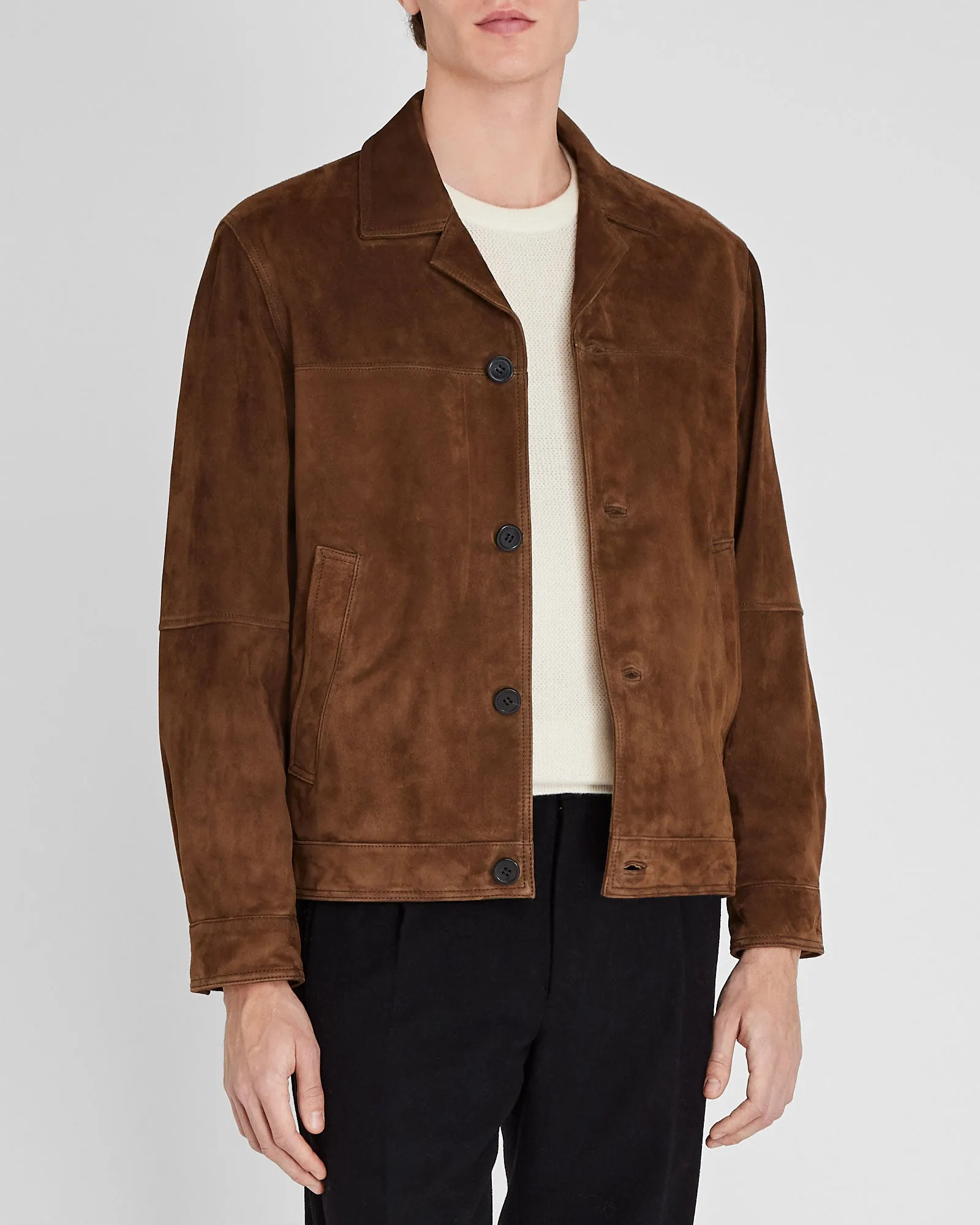 Capsule Suede Jacket sold by Club Monaco