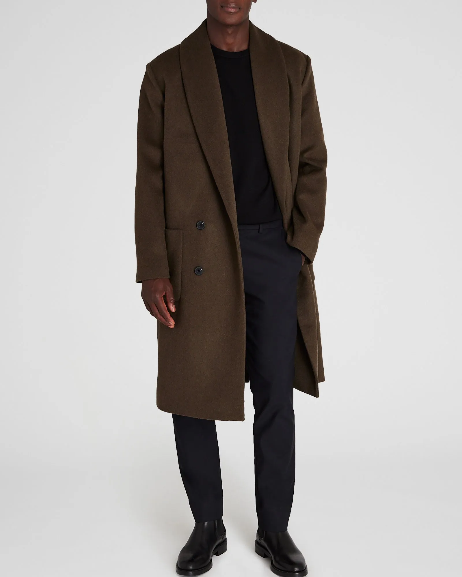Shawl-Collar Coat sold by Club Monaco