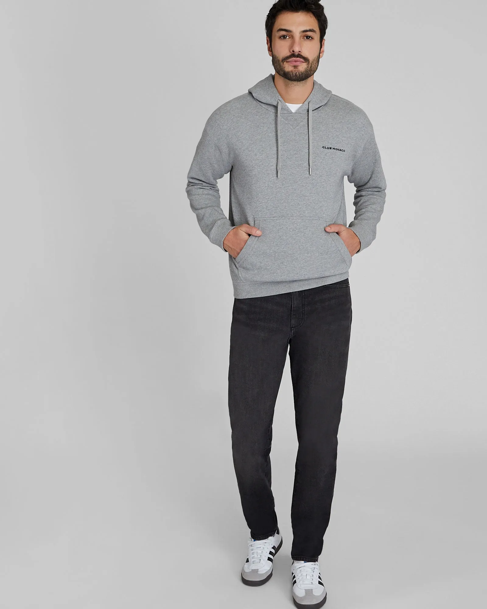 Double Embroidered Crest Hoodie sold by Club Monaco product image thumbnail 5