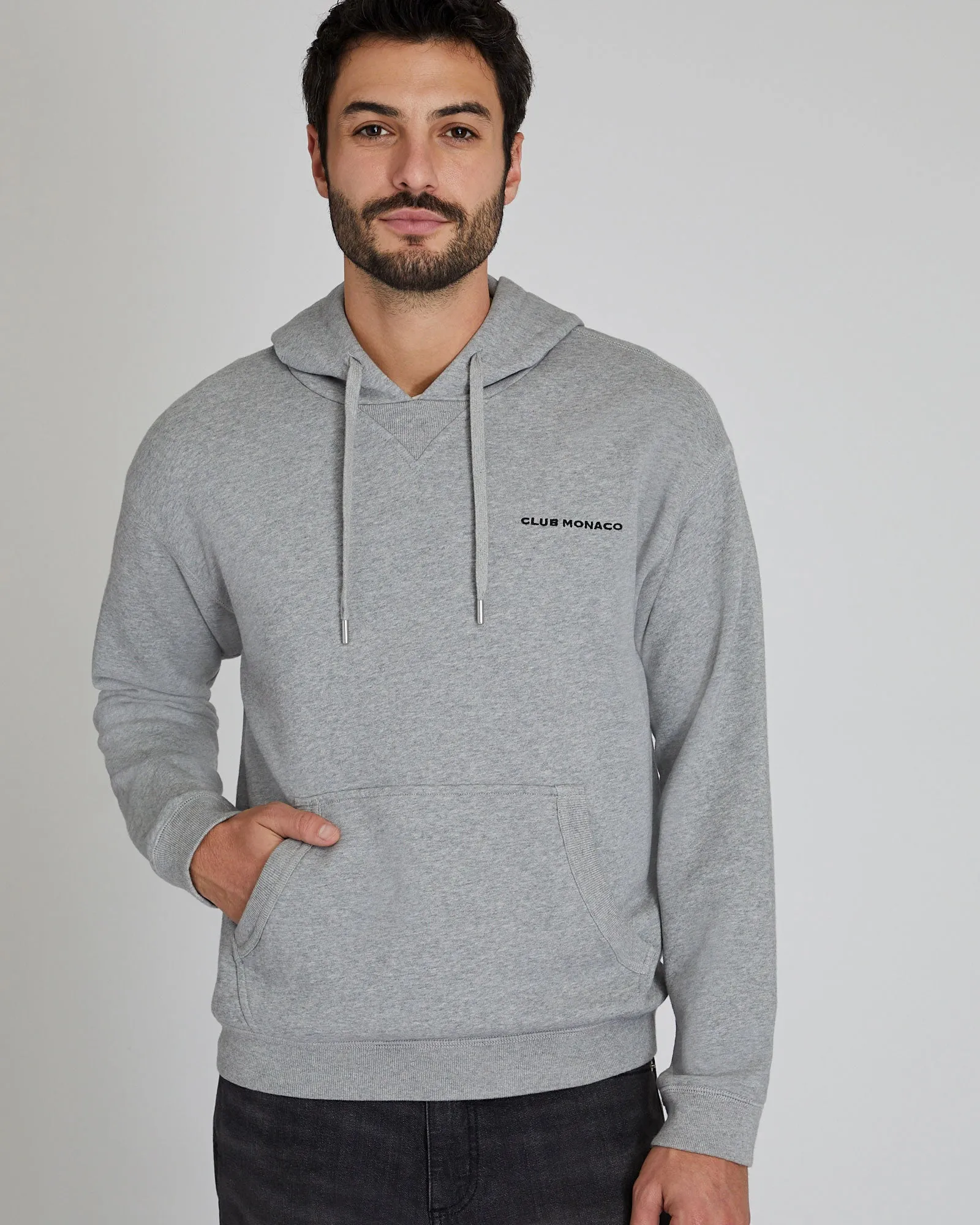 Double Embroidered Crest Hoodie sold by Club Monaco product image thumbnail 3