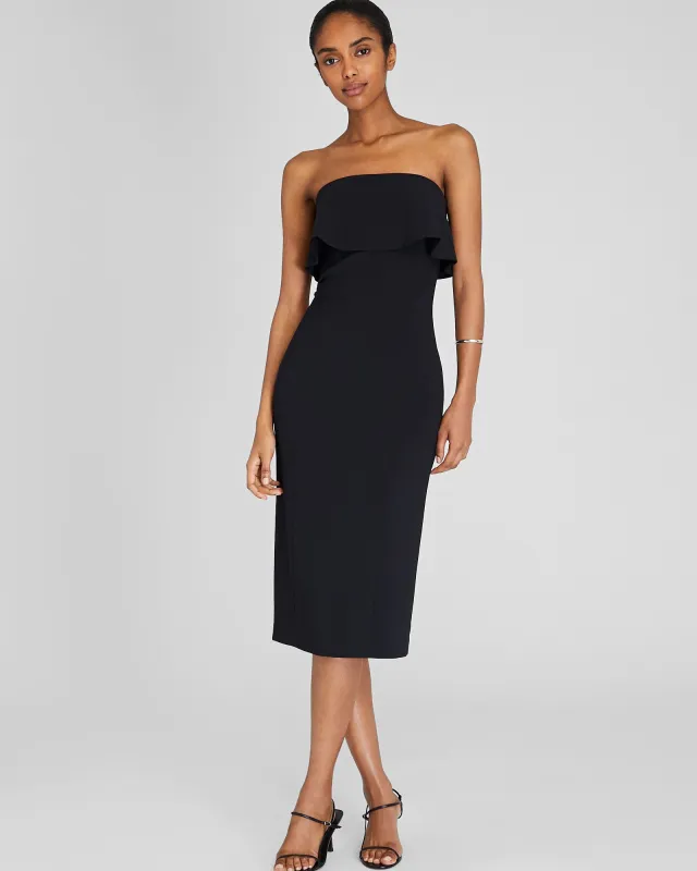 Tiered Overlay Tube Dress sold by Club Monaco