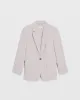 Relaxed Single Breasted Crepe Blazer sold by Club Monaco