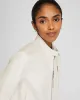 Band Collar Cropped Leather Jacket sold by Club Monaco