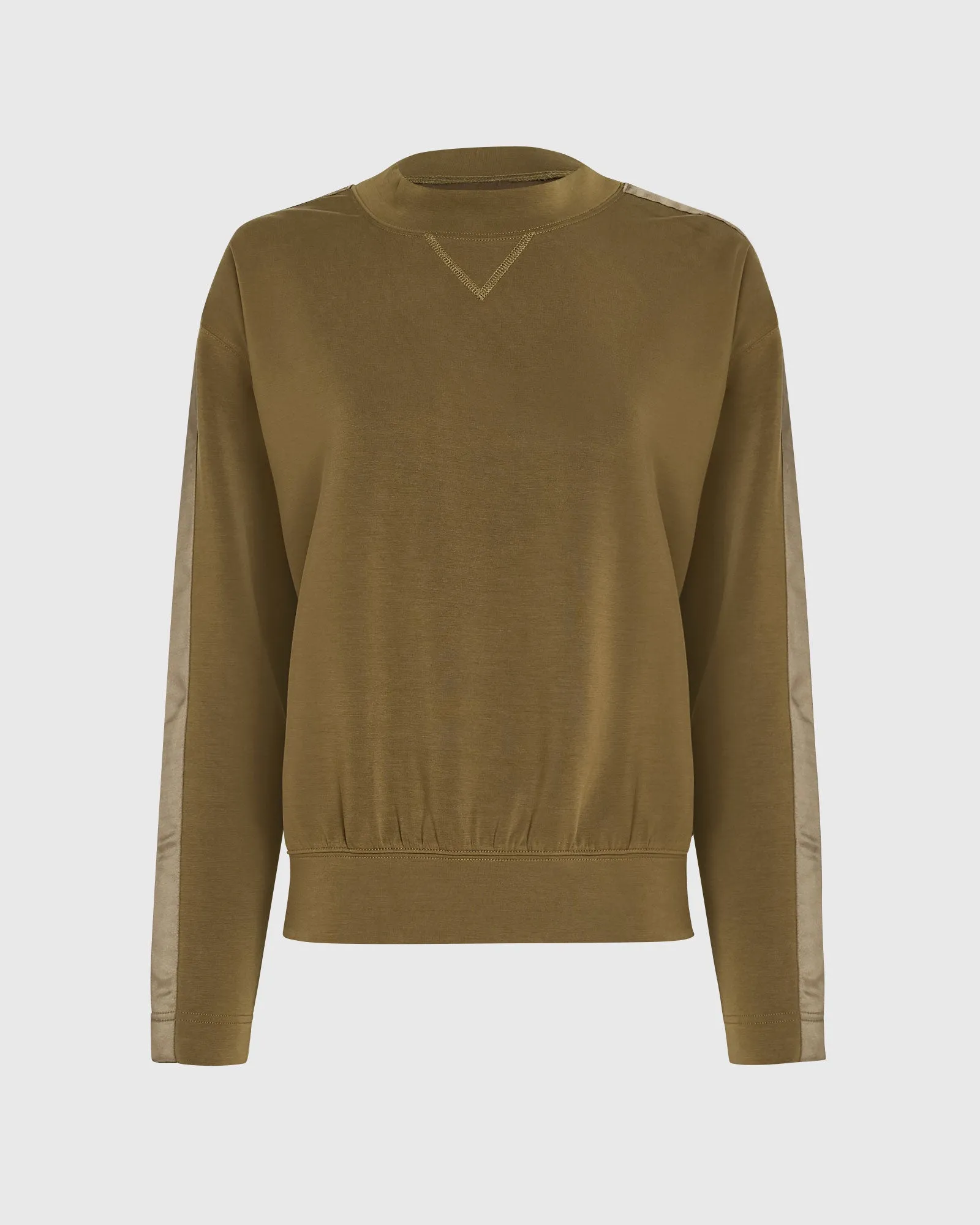 Satin Stripe Sweatshirt sold by Club Monaco product image thumbnail 5