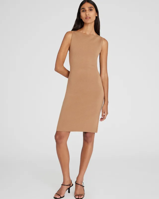 Merino Boat Neck Mini Dress sold by Club Monaco