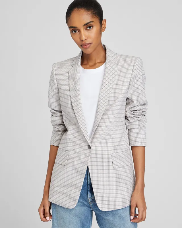 Plaid Borrem Blazer sold by Club Monaco