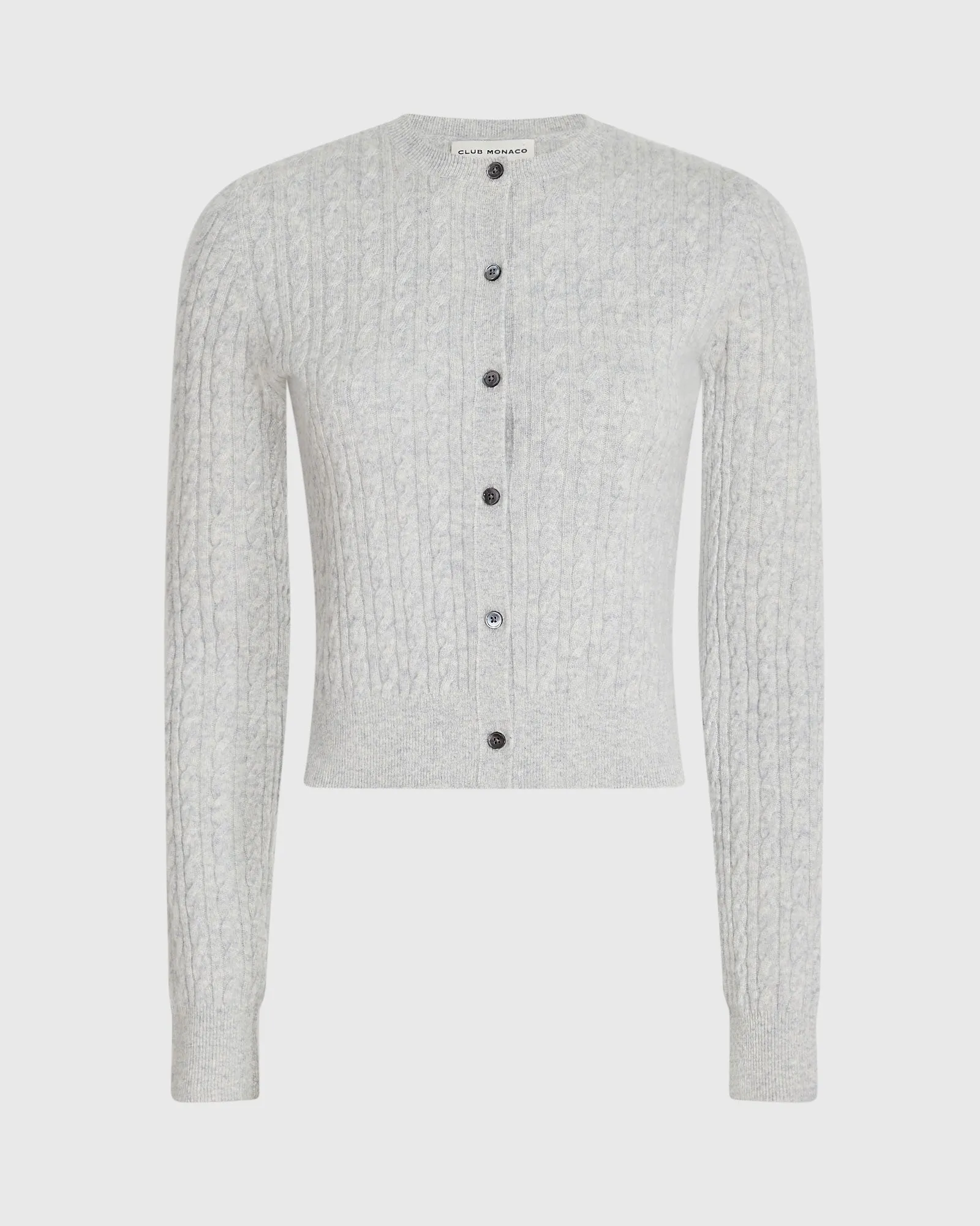 Cashmere Mini Cable Cardigan sold by Club Monaco product image thumbnail 5
