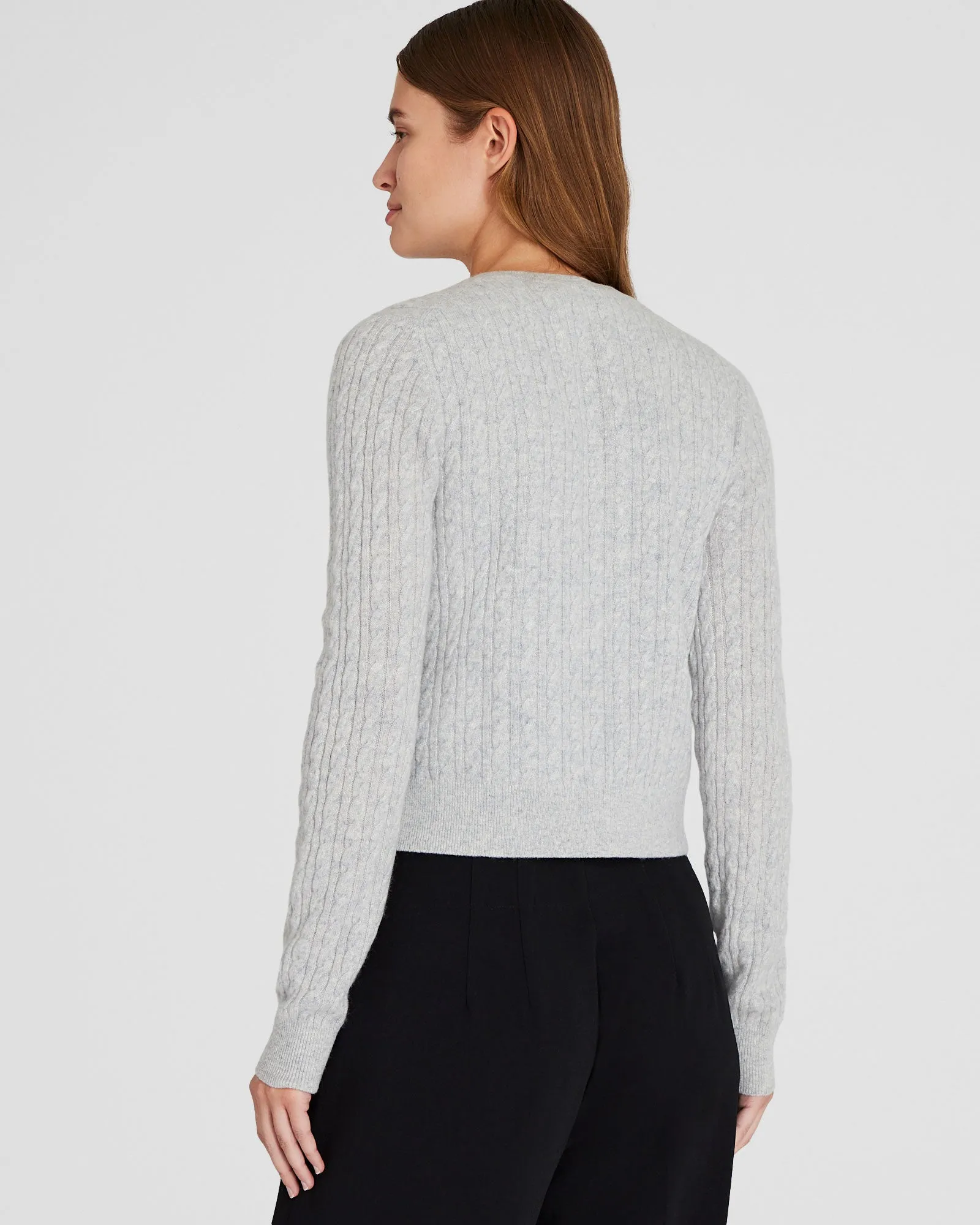 Cashmere Mini Cable Cardigan sold by Club Monaco product image thumbnail 3