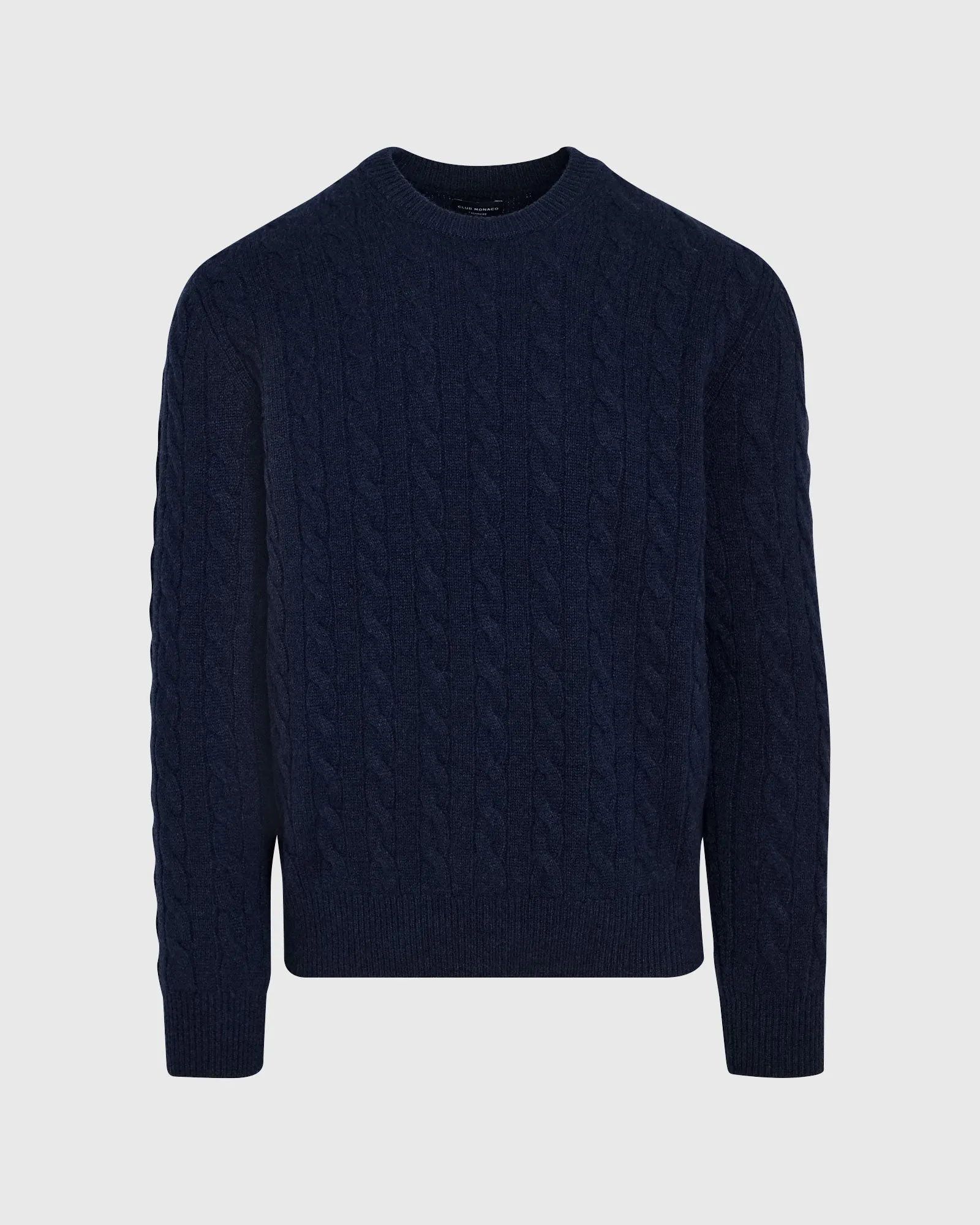 Cashmere Cable Crewneck Sweater sold by Club Monaco product image thumbnail 5
