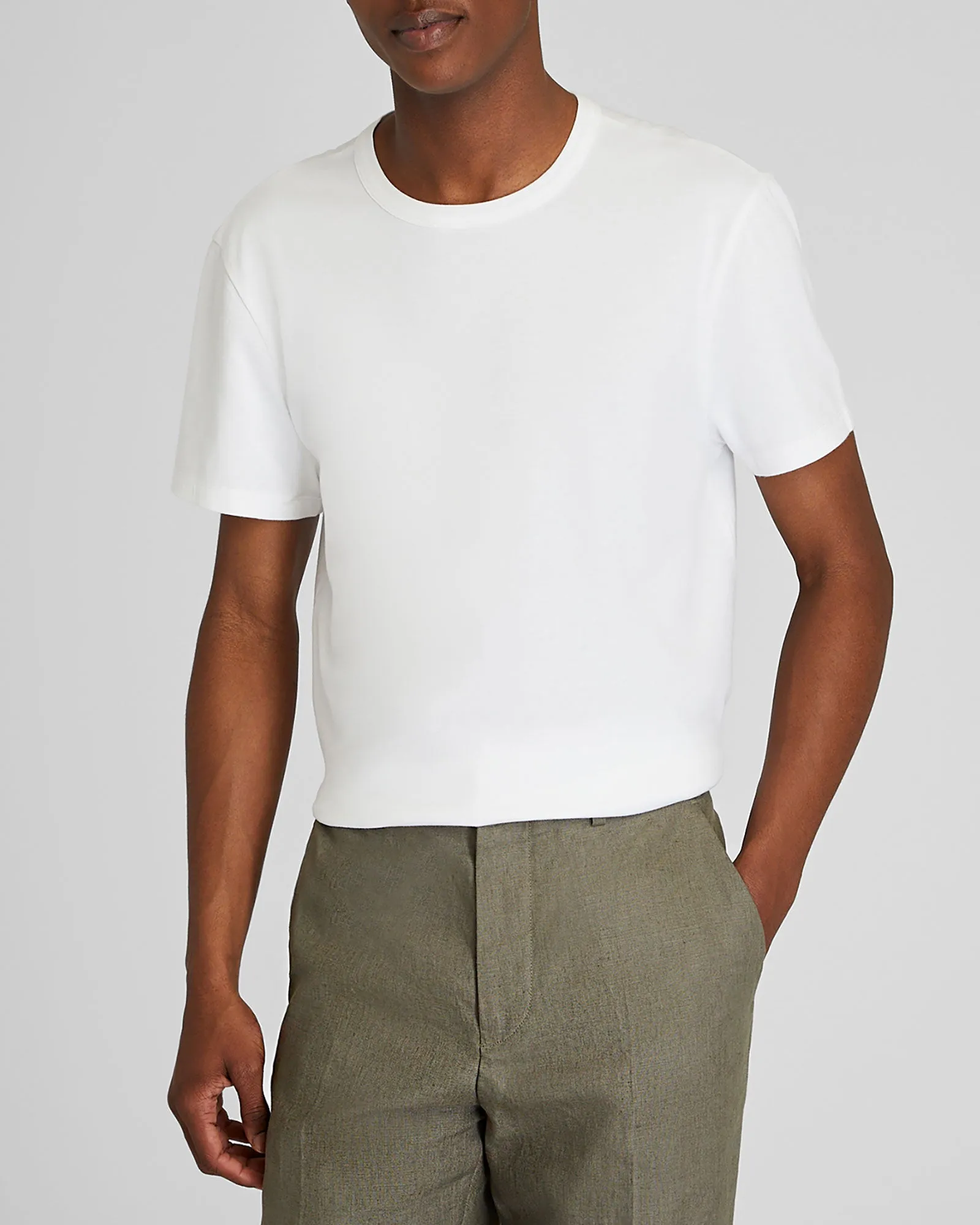 Brushed Pima Cotton Tee sold by Club Monaco
