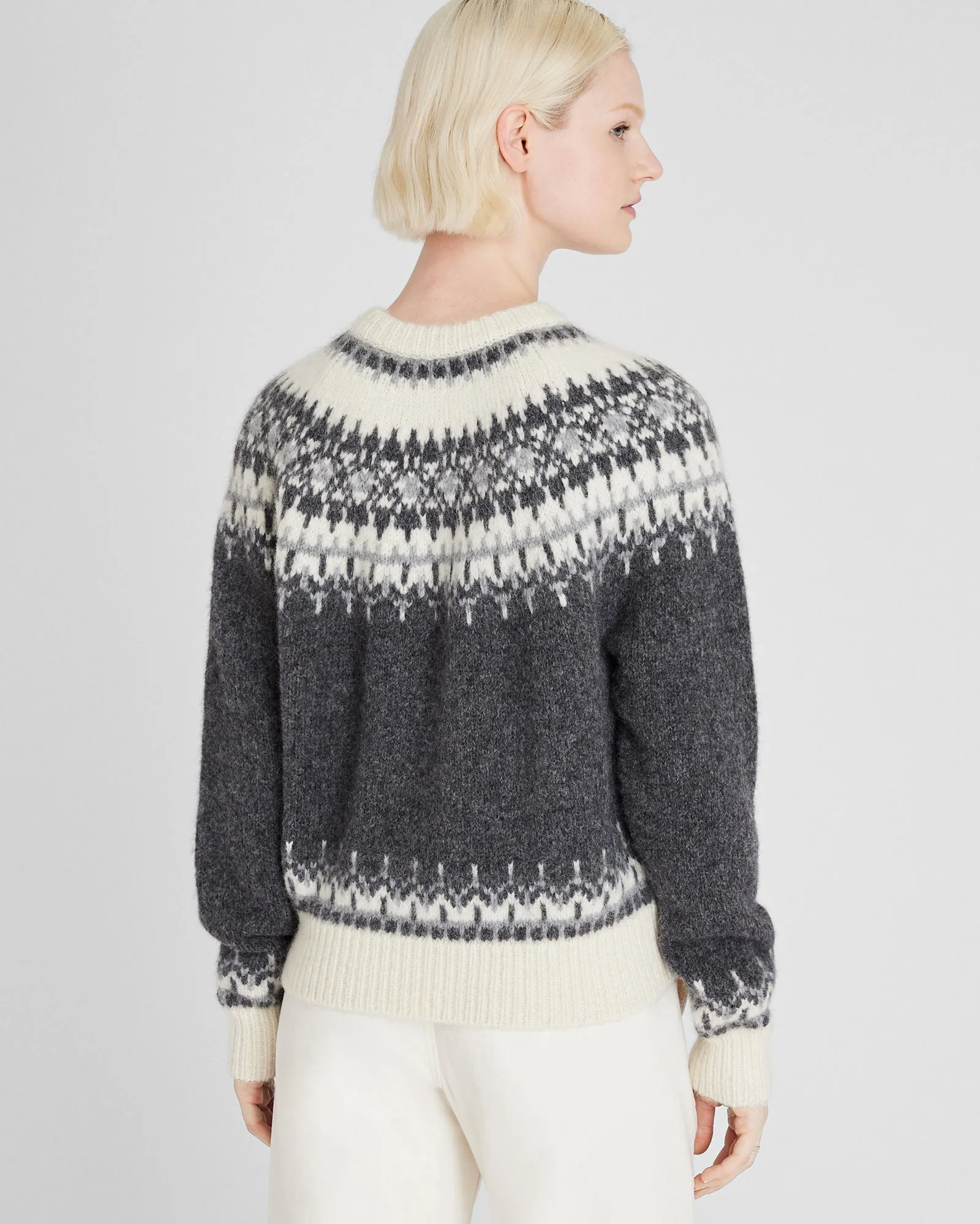Fair Isle Alpaca Blend Sweater sold by Club Monaco product image thumbnail 3