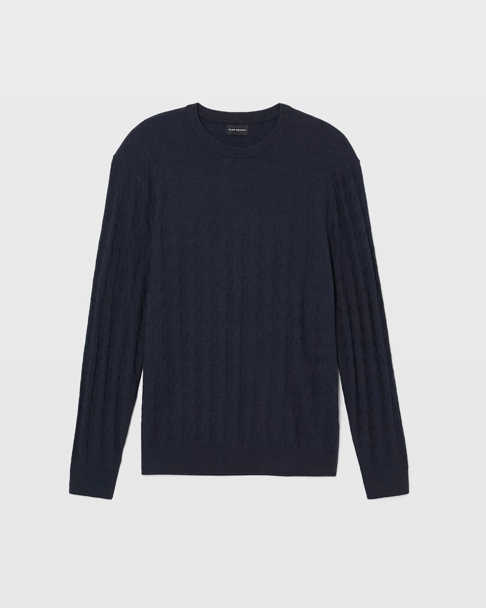 Wool Blend Houndstooth Crewneck sold by Club Monaco product image thumbnail 5