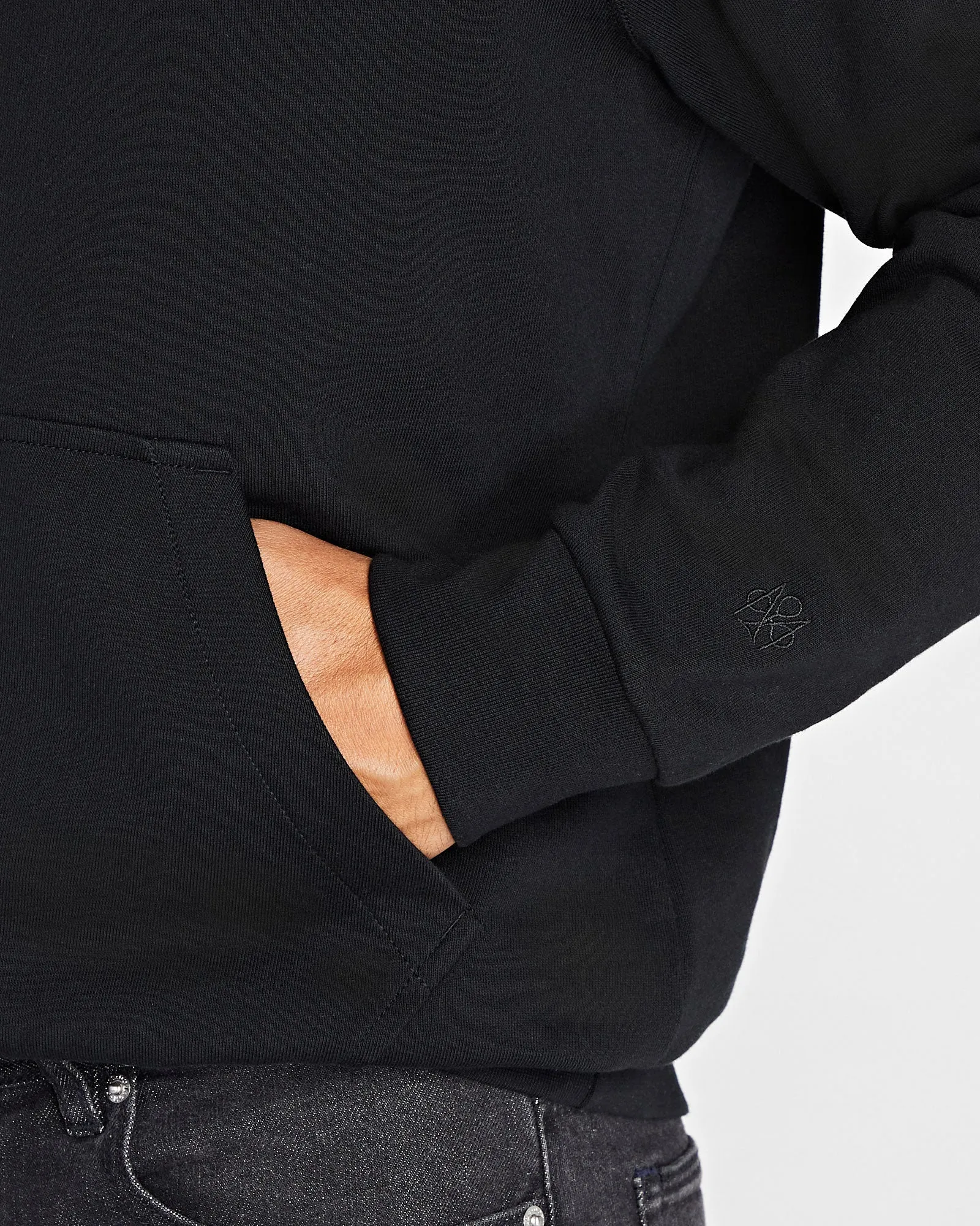 Essential Cotton Blend Hoodie sold by Club Monaco product image thumbnail 3