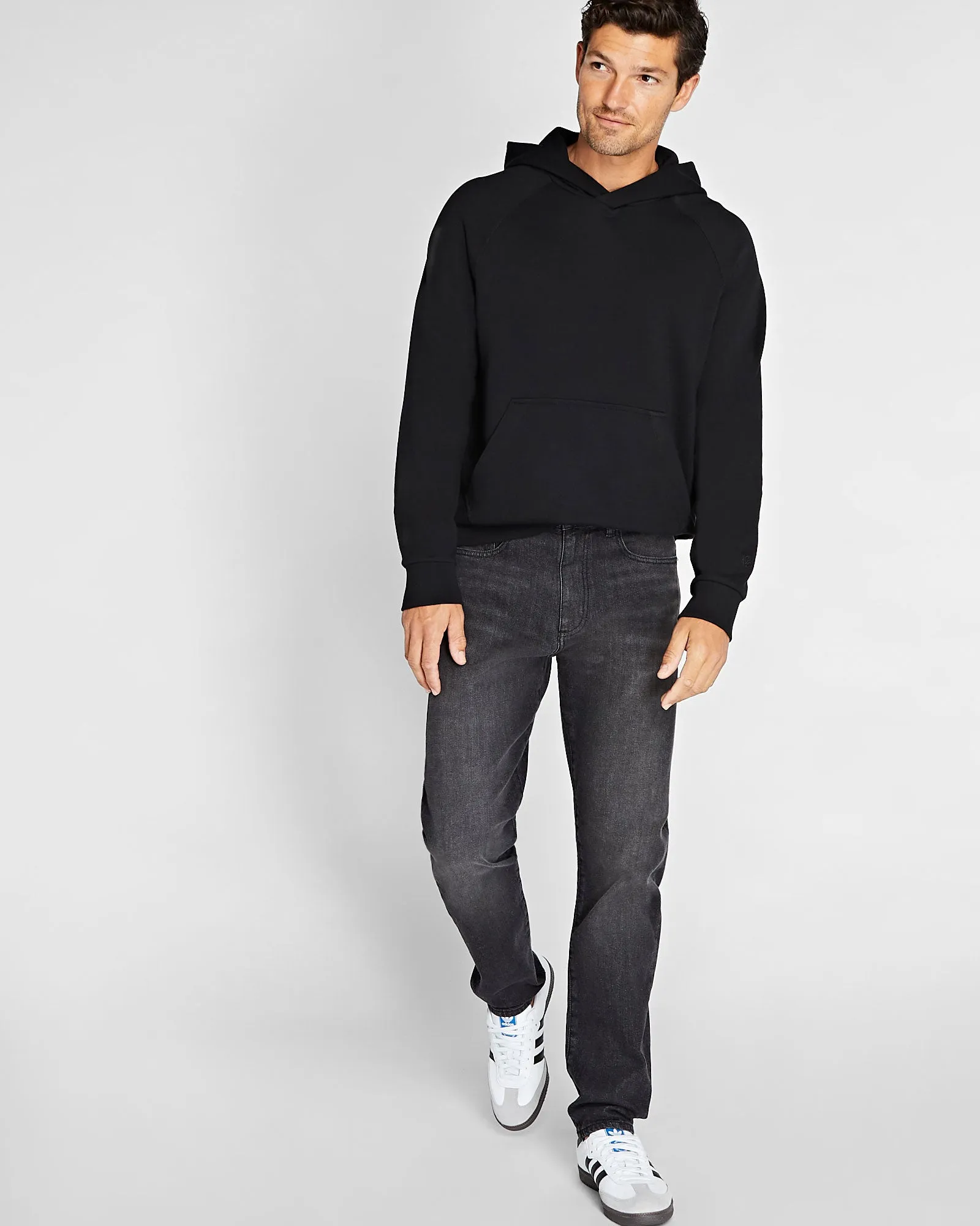 Essential Cotton Blend Hoodie sold by Club Monaco product image thumbnail 4