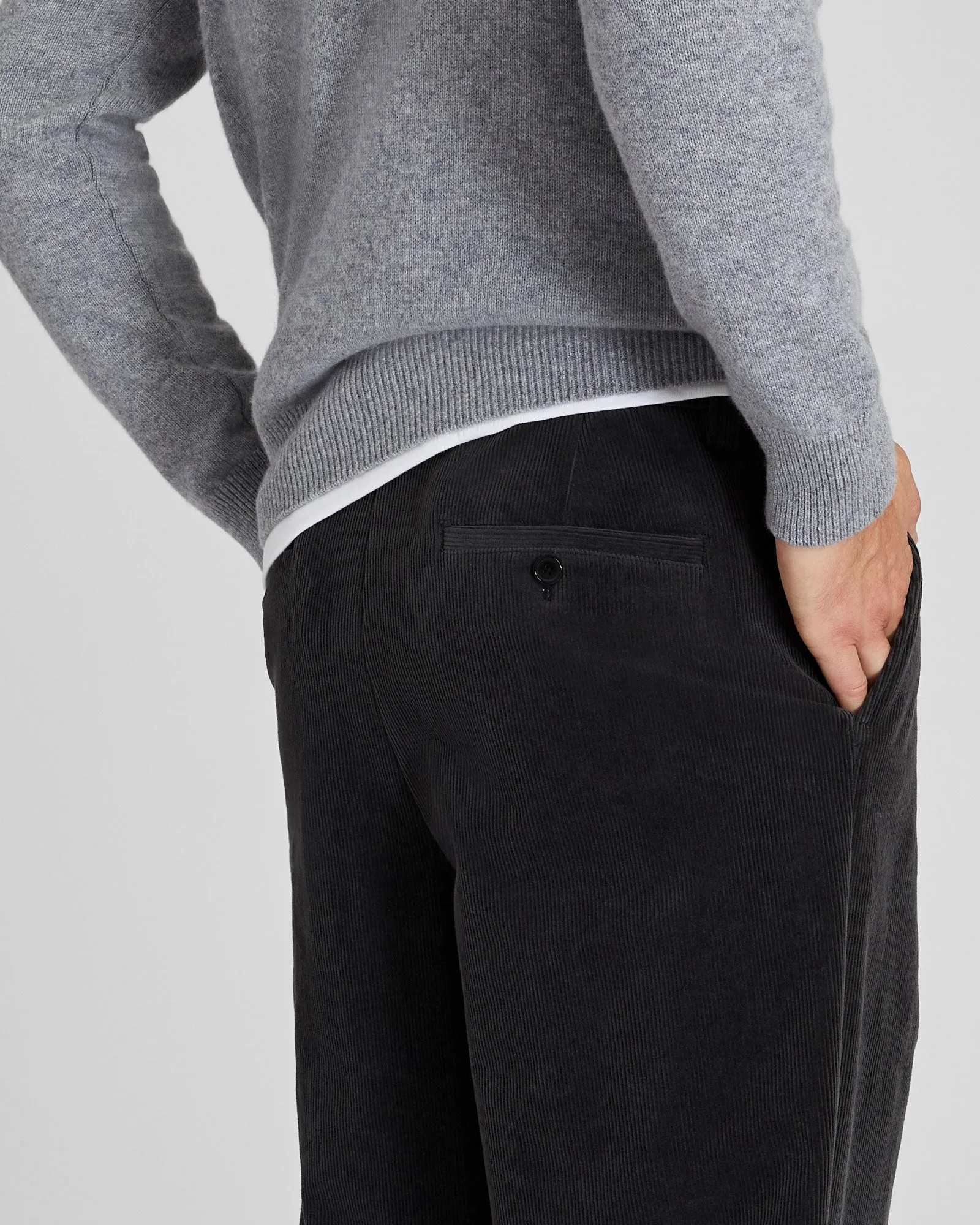Pleated Corduroy Pants sold by Club Monaco product image thumbnail 3