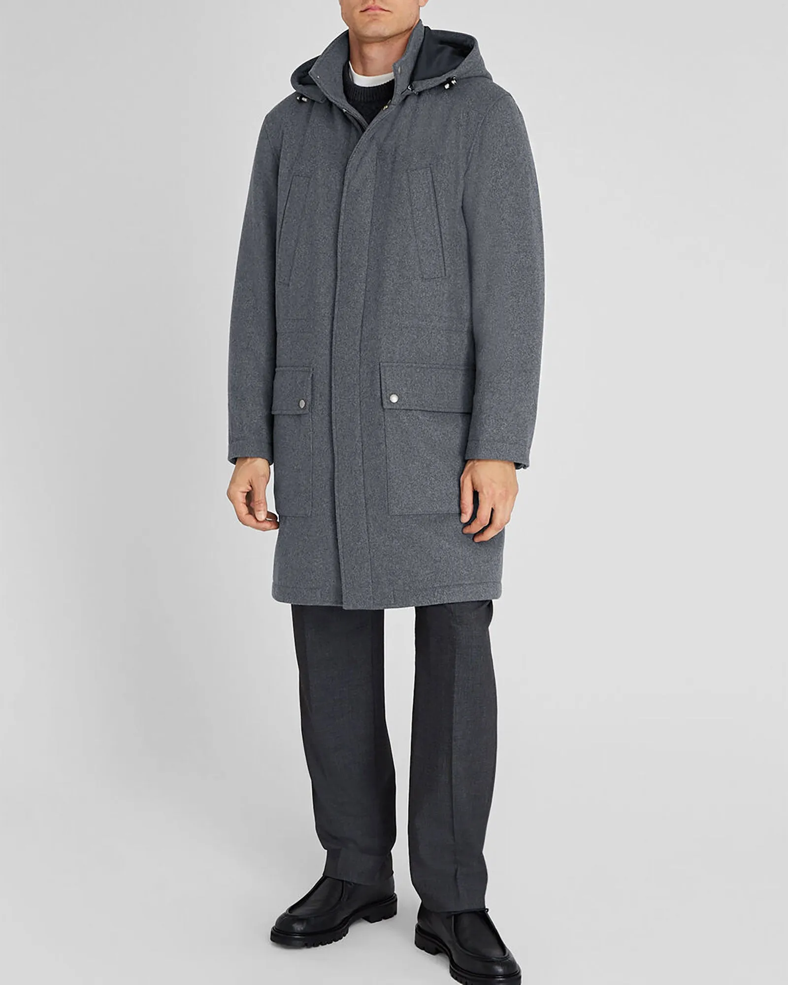 Wool Blend Padded Parka sold by Club Monaco
