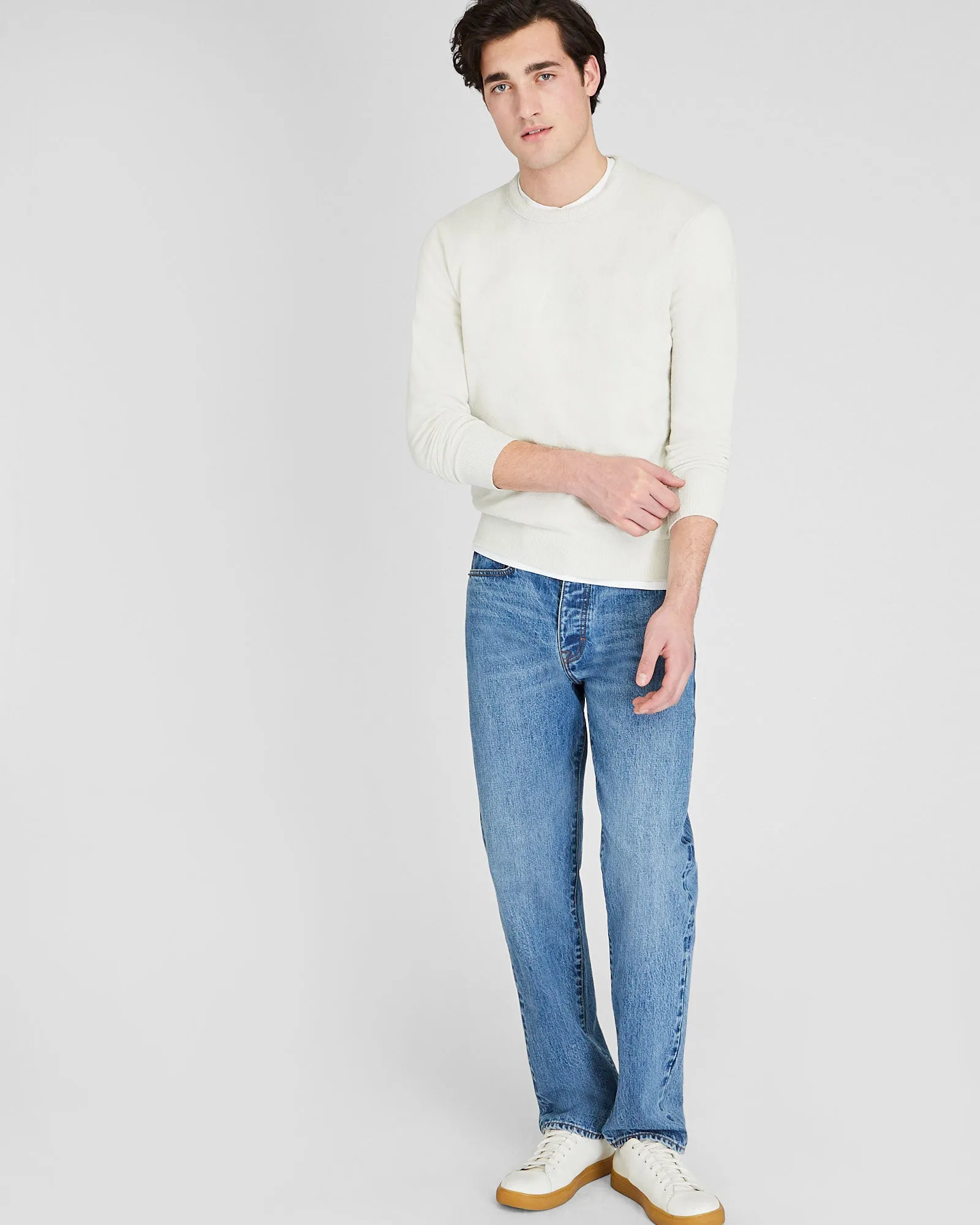 Knit Bouclé Crewneck sold by Club Monaco product image thumbnail 4