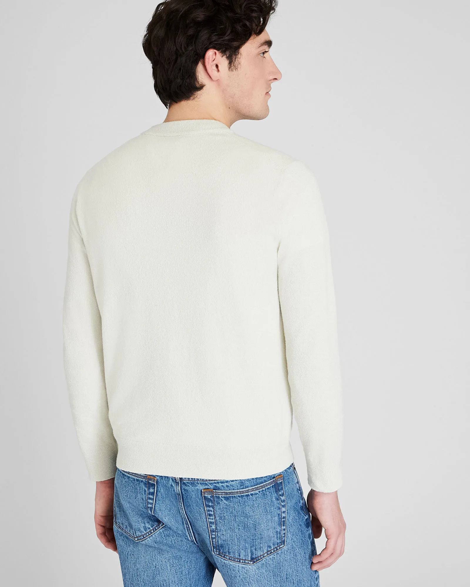 Knit Bouclé Crewneck sold by Club Monaco product image thumbnail 3