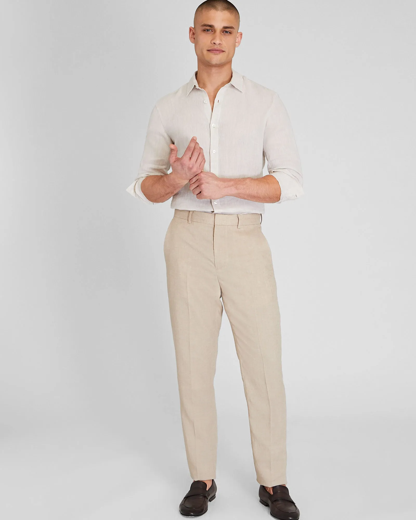 Tech Linen Suit Trouser sold by Club Monaco
