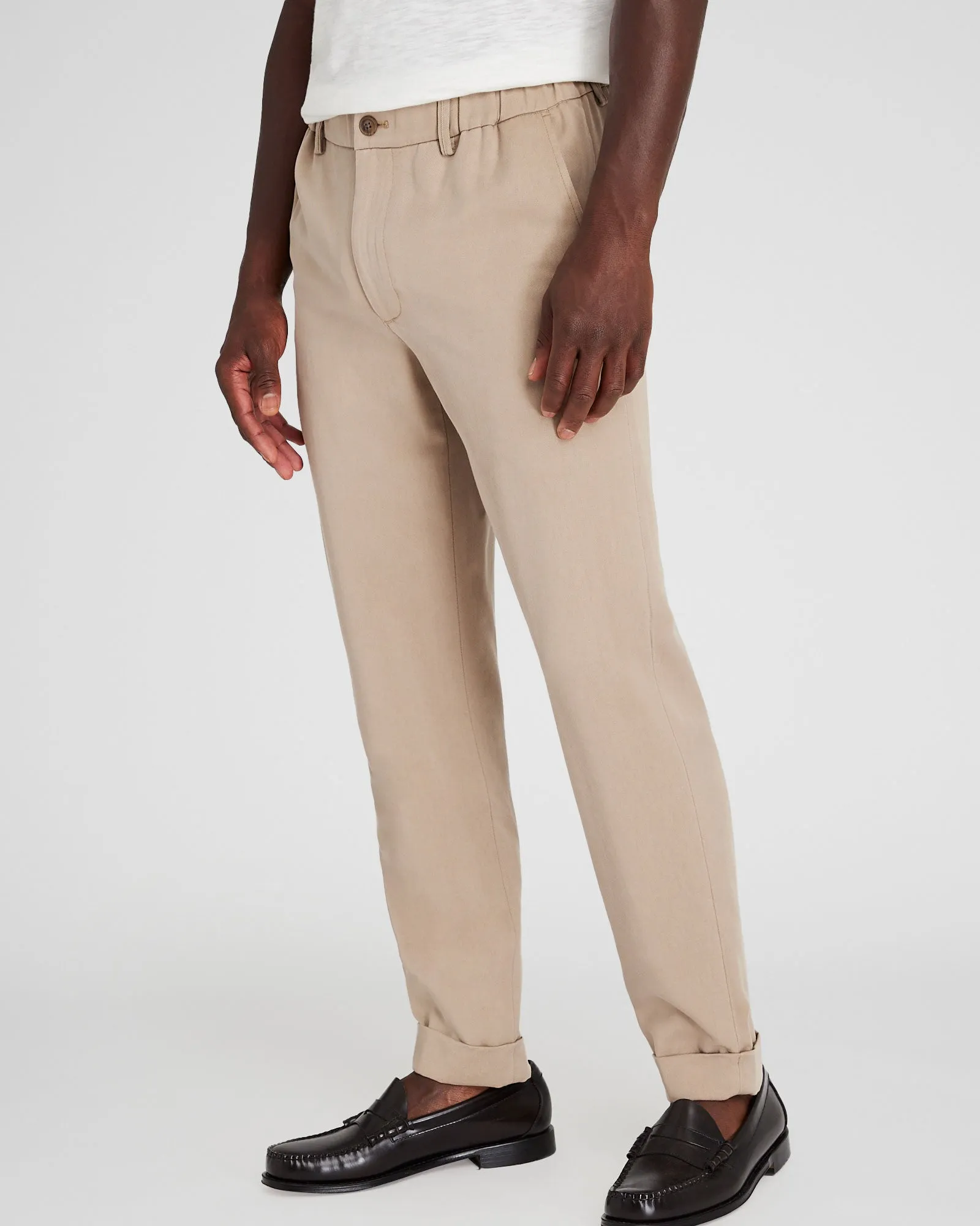 Lyocell Elasticated Trouser sold by Club Monaco product image thumbnail 3