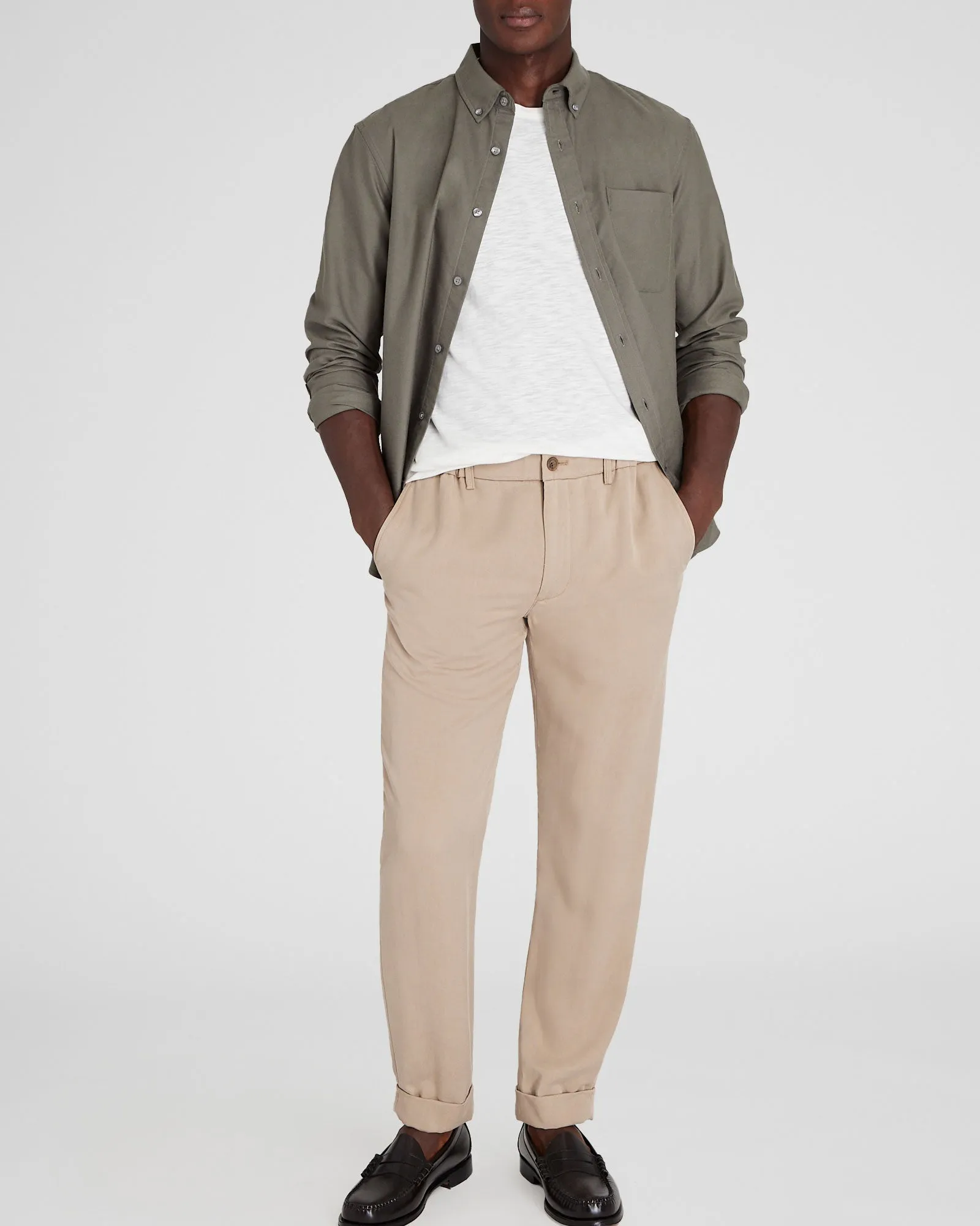 Lyocell Elasticated Trouser sold by Club Monaco