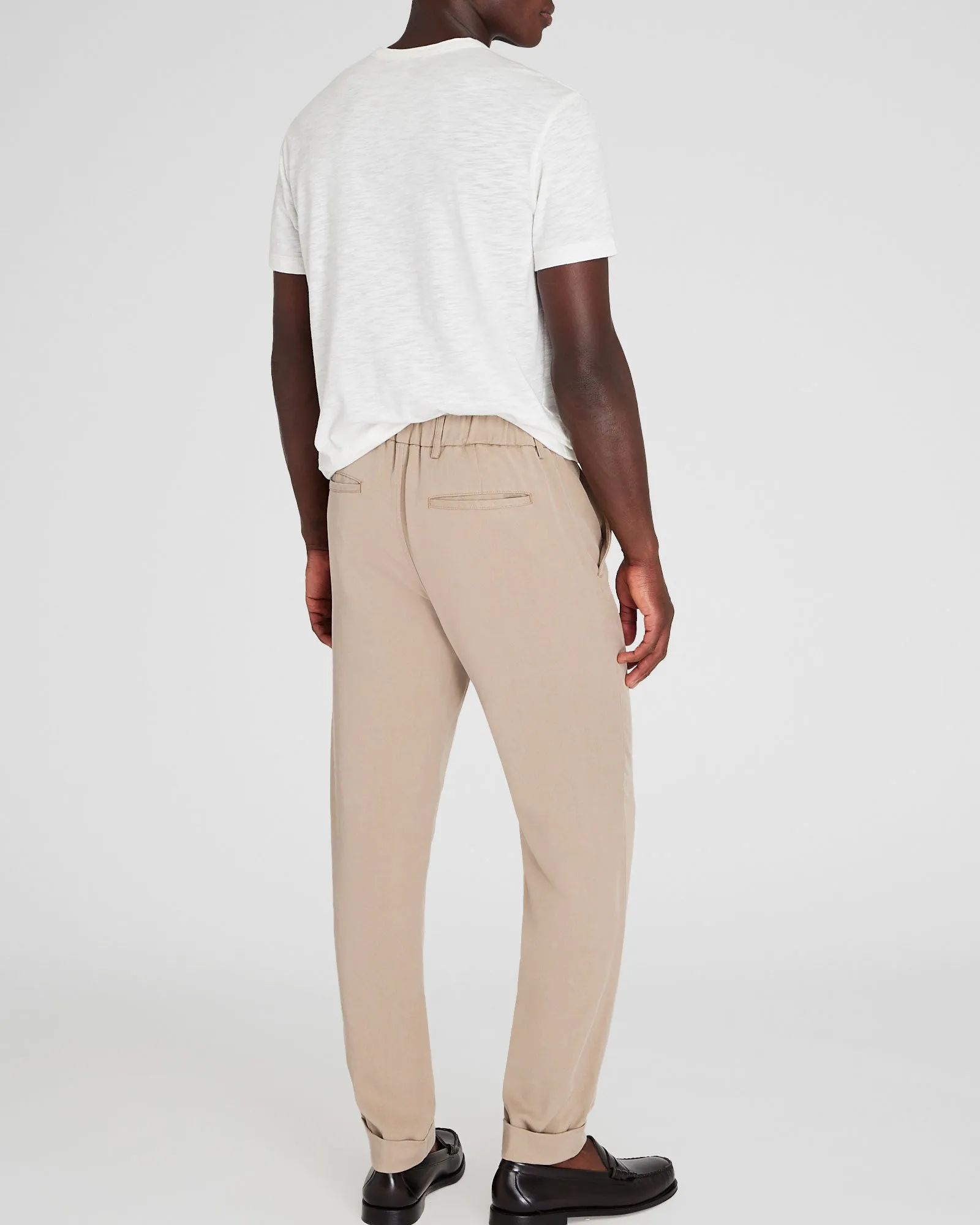 Lyocell Elasticated Trouser sold by Club Monaco product image thumbnail 4