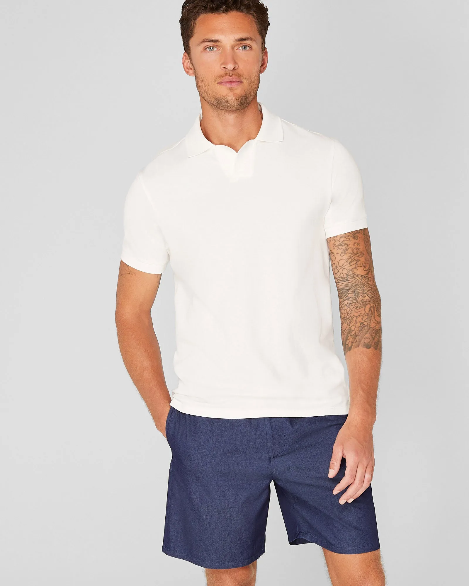 Indigo Utility Short sold by Club Monaco