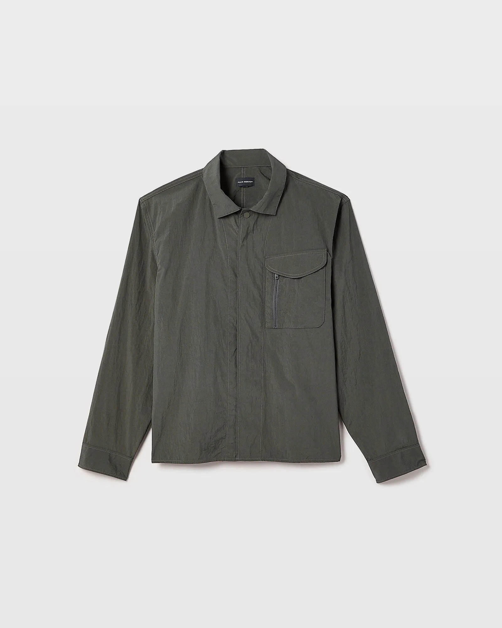 Tech Shirt Jacket sold by Club Monaco product image thumbnail 5