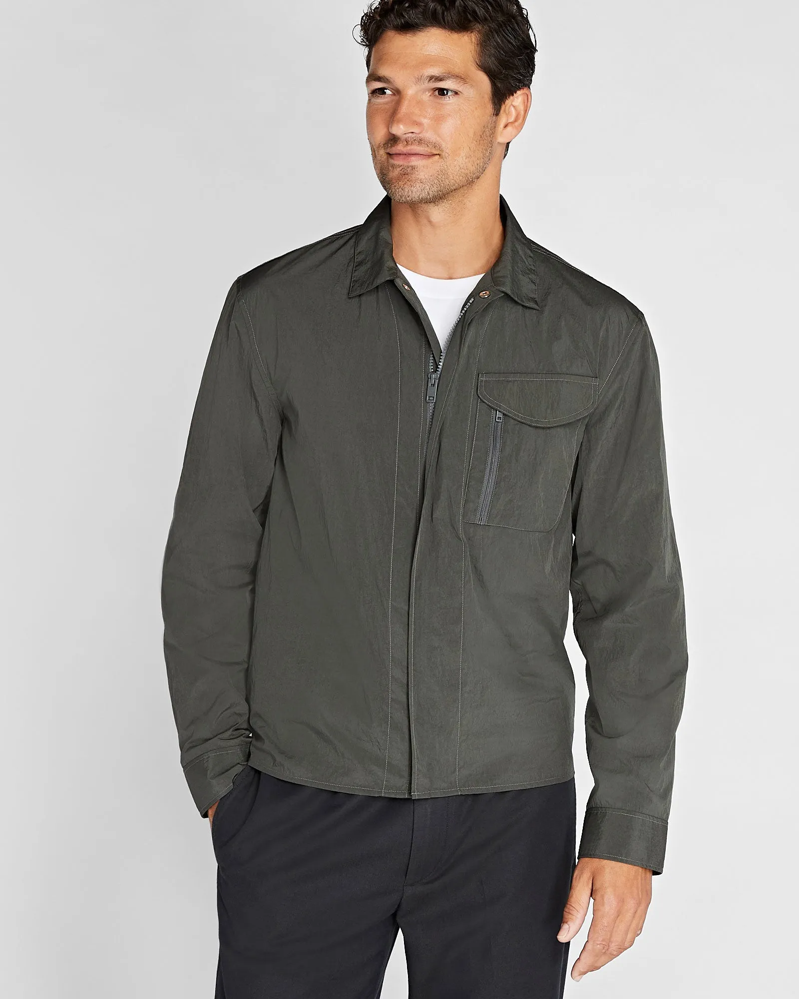 Tech Shirt Jacket sold by Club Monaco