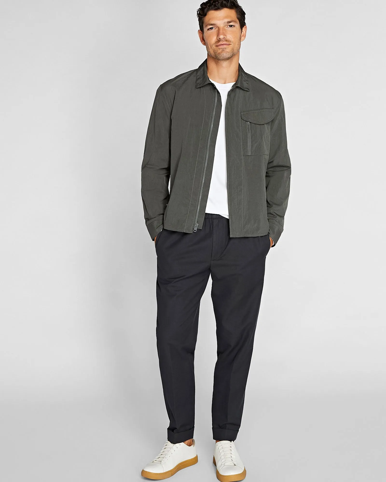 Tech Shirt Jacket sold by Club Monaco product image thumbnail 4
