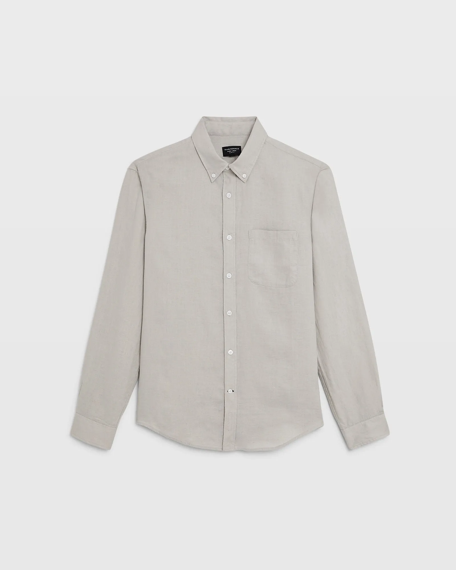 Long-Sleeve Solid Linen Shirt sold by Club Monaco product image thumbnail 5