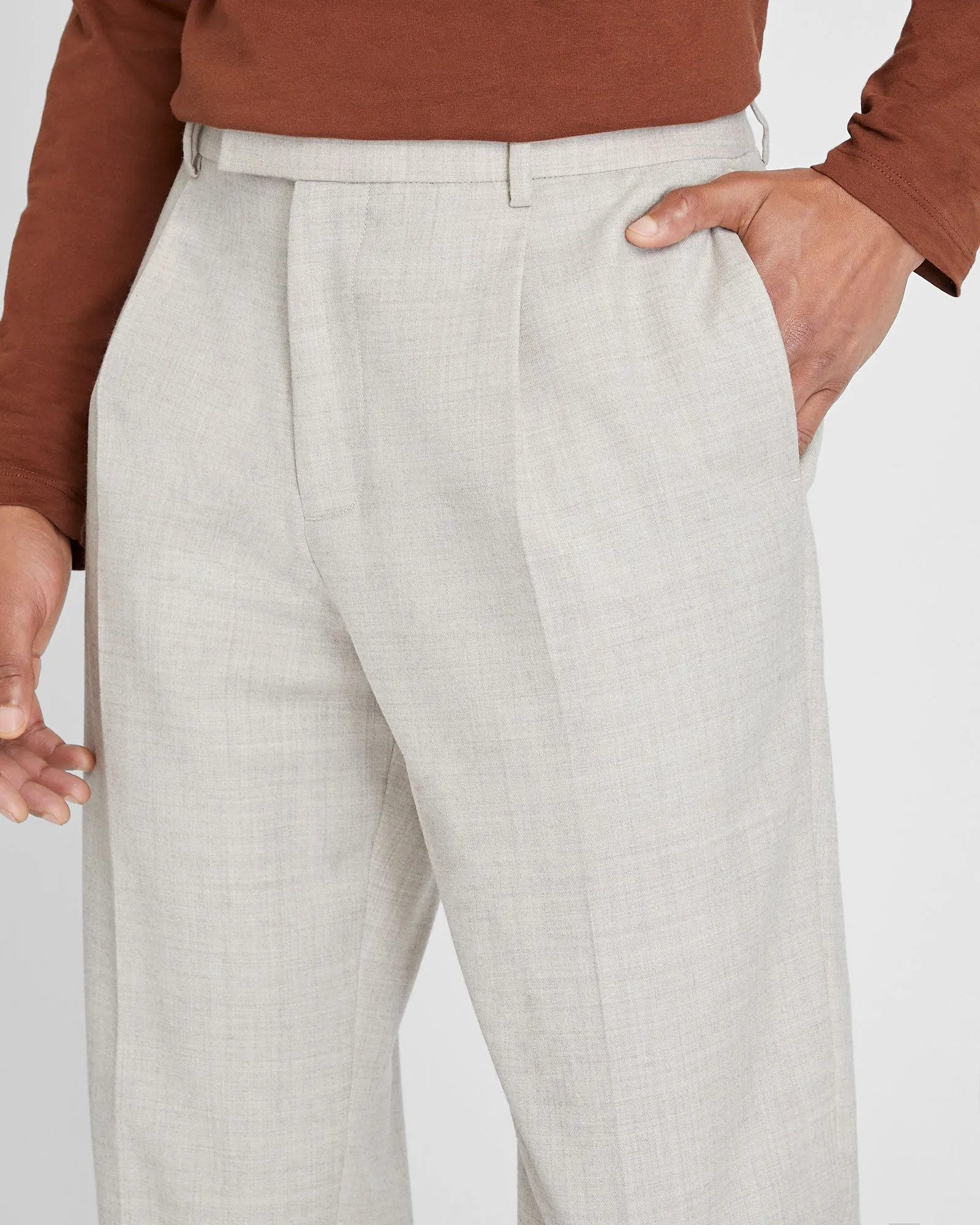 Pleated Wool Trouser sold by Club Monaco product image thumbnail 2